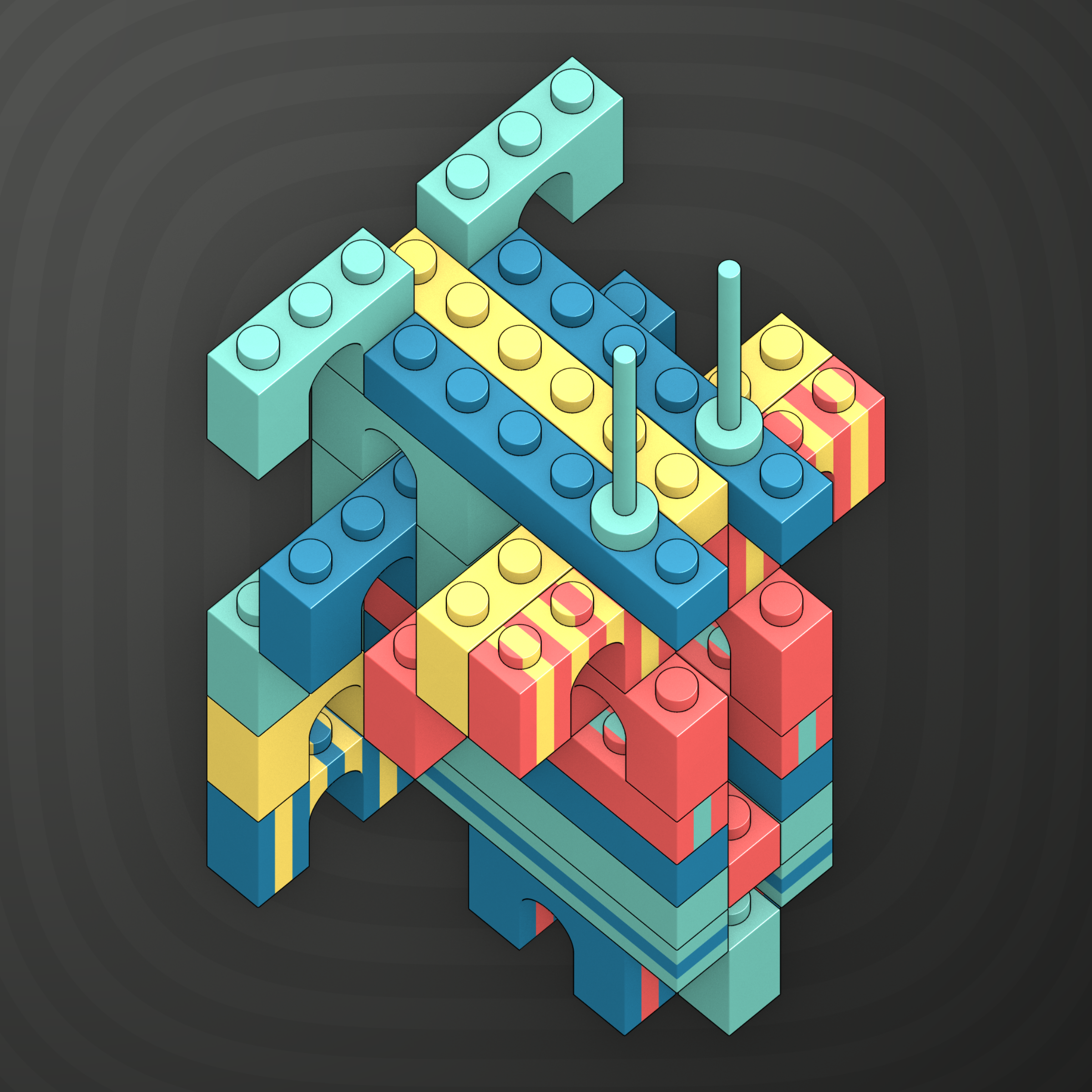 Art Blocks - Art Blocks v2 - Click #975 - NFT # 263000975