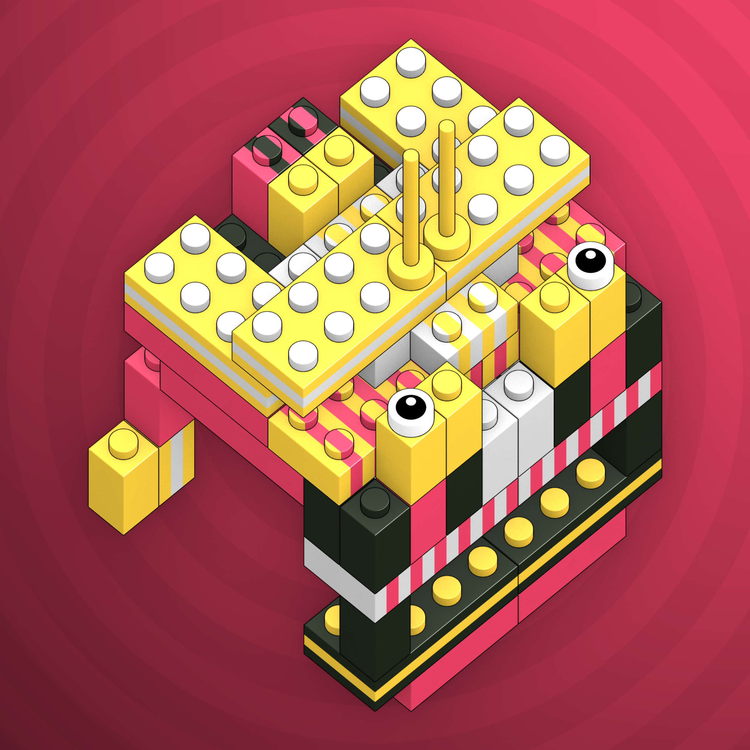 Art Blocks - Art Blocks v2 - Click #980 - NFT # 263000980