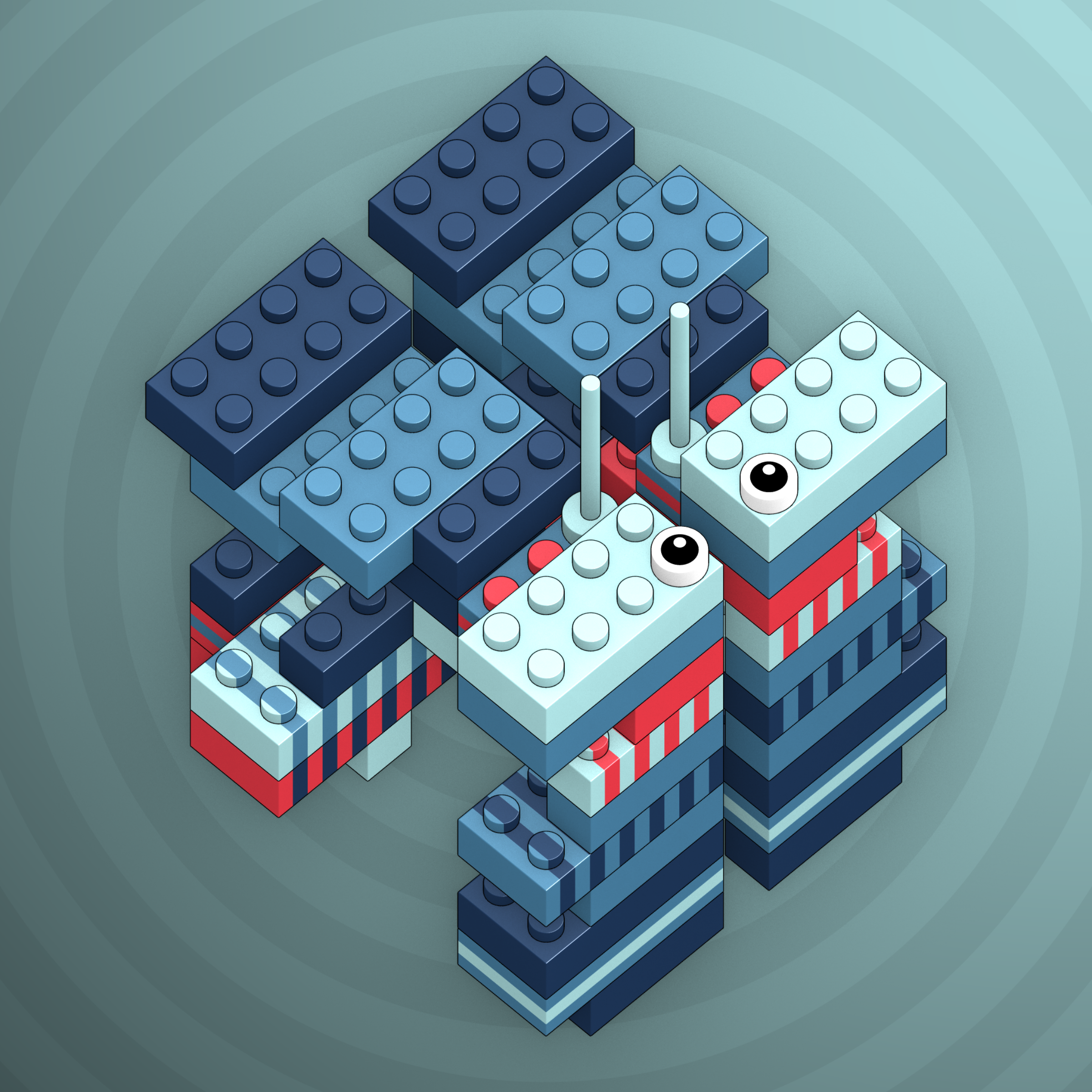 Art Blocks - Art Blocks v2 - Click #997 - NFT # 263000997