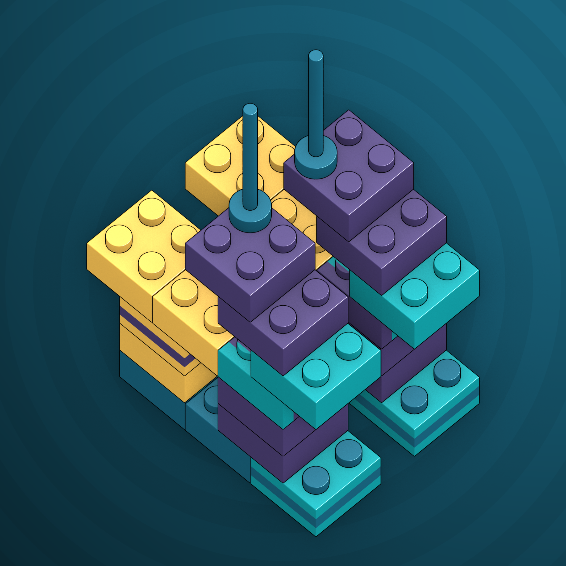 Art Blocks - Art Blocks v2 - Click #1000 - NFT # 263001000