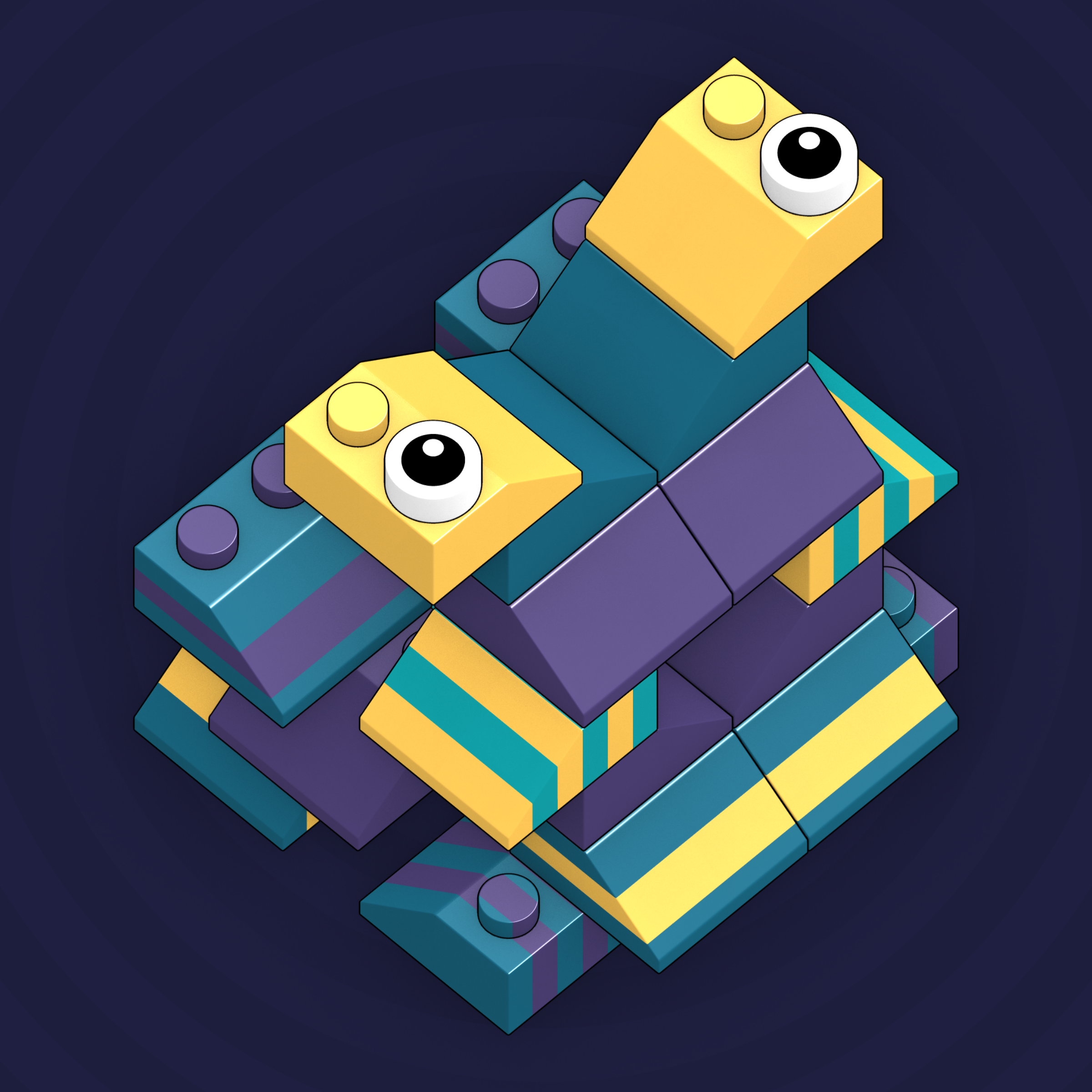 Art Blocks - Art Blocks v2 - Click #1002 - NFT # 263001002