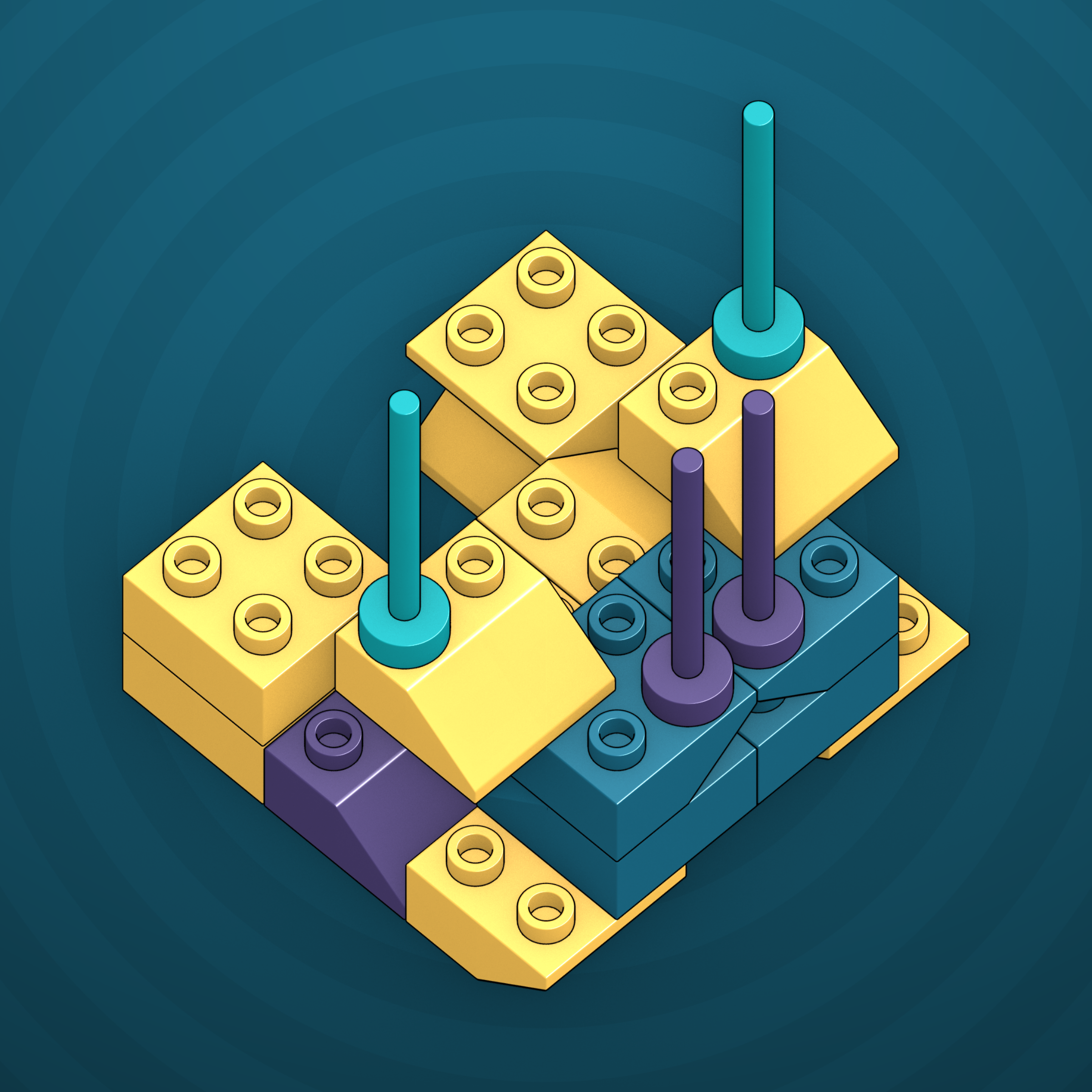 Art Blocks - Art Blocks v2 - Click #1003 - NFT # 263001003