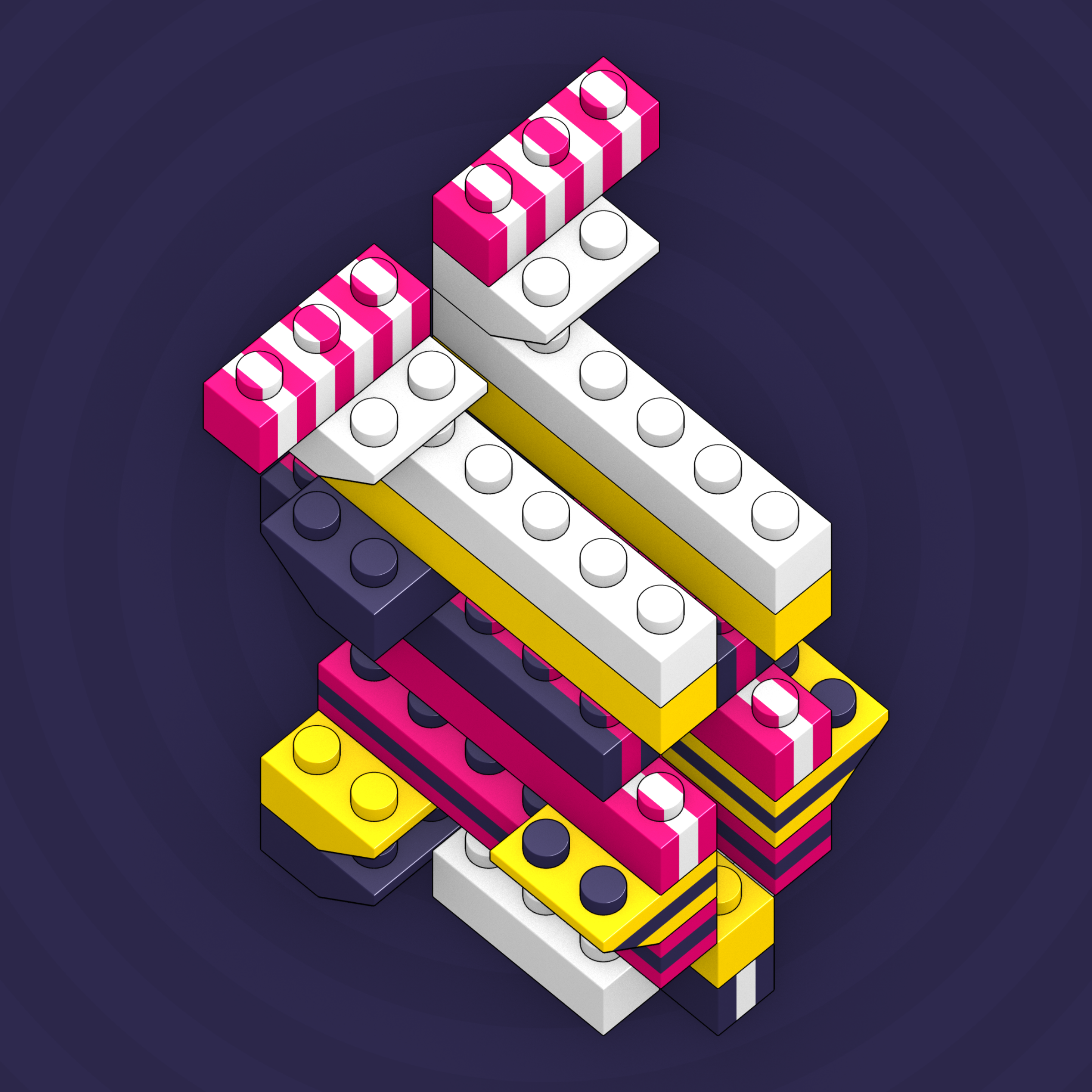 Art Blocks - Art Blocks v2 - Click #1004 - NFT # 263001004