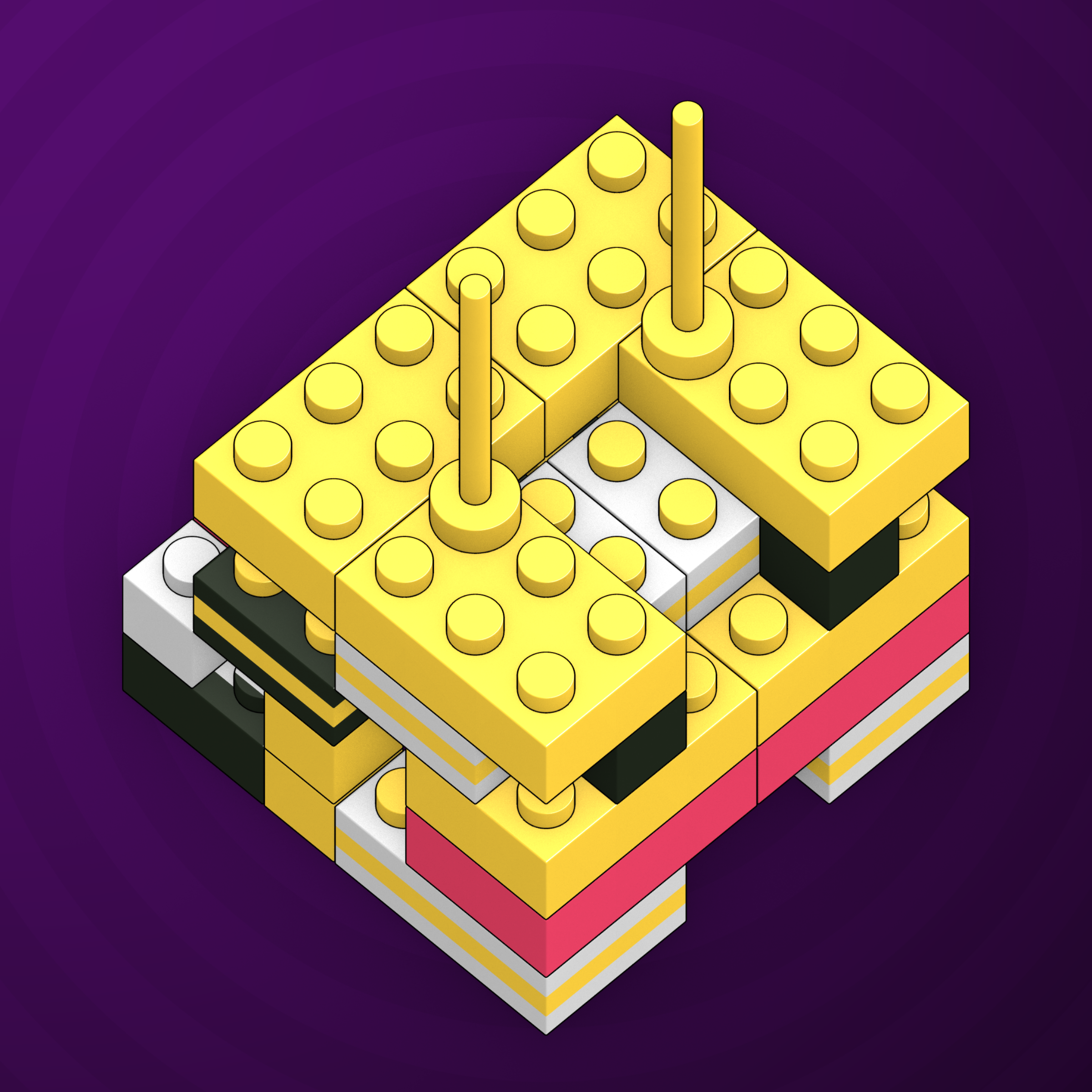 Art Blocks - Art Blocks v2 - Click #1008 - NFT # 263001008