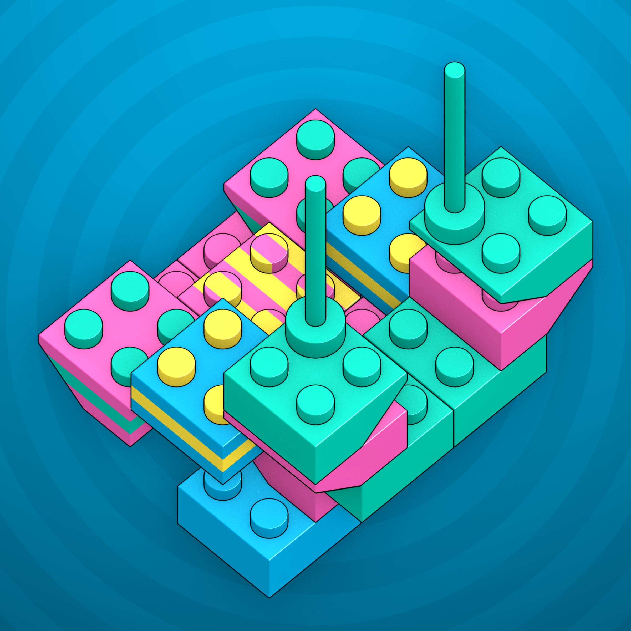 Art Blocks - Art Blocks v2 - Click #1011 - NFT # 263001011