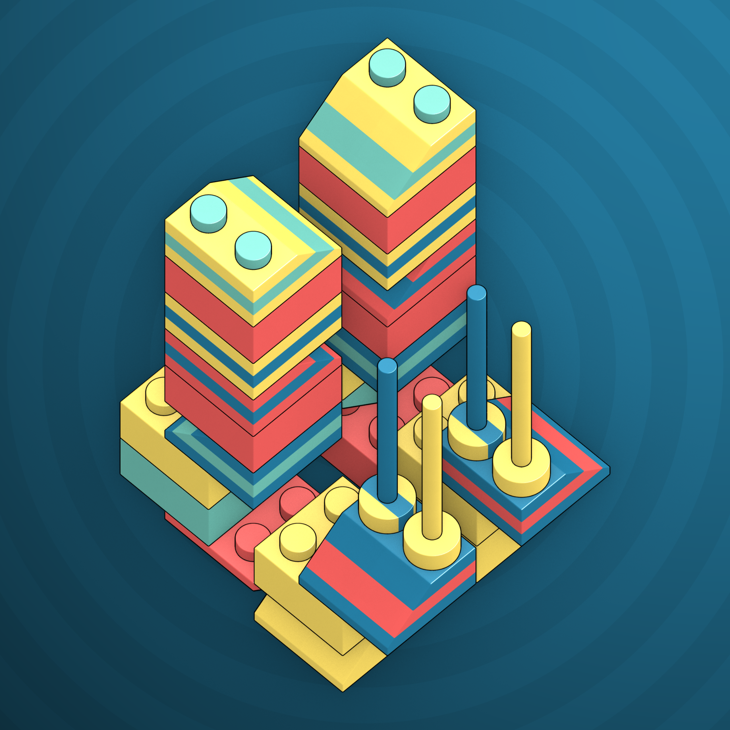 Art Blocks - Art Blocks v2 - Click #1013 - NFT # 263001013