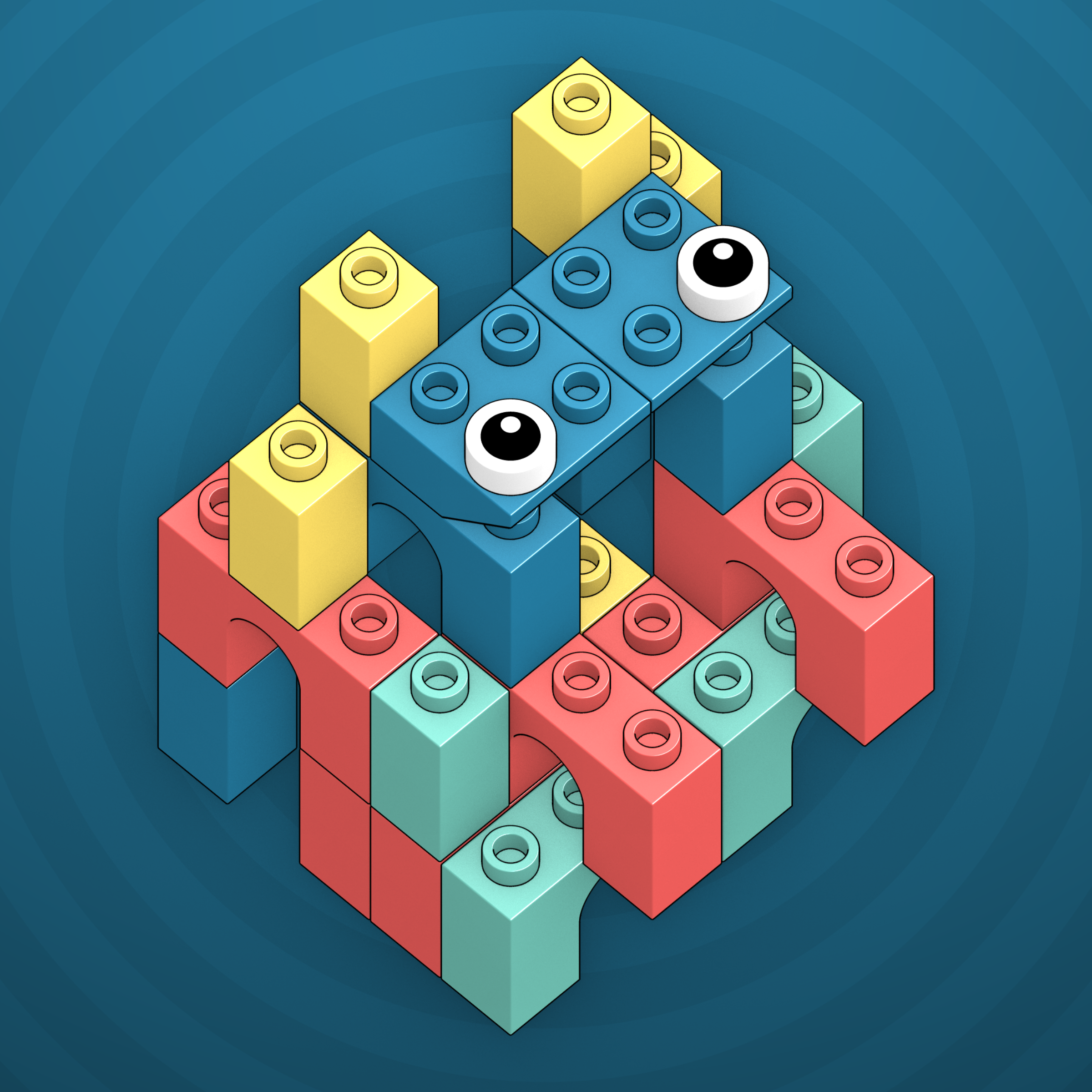 Art Blocks - Art Blocks v2 - Click #1019 - NFT # 263001019