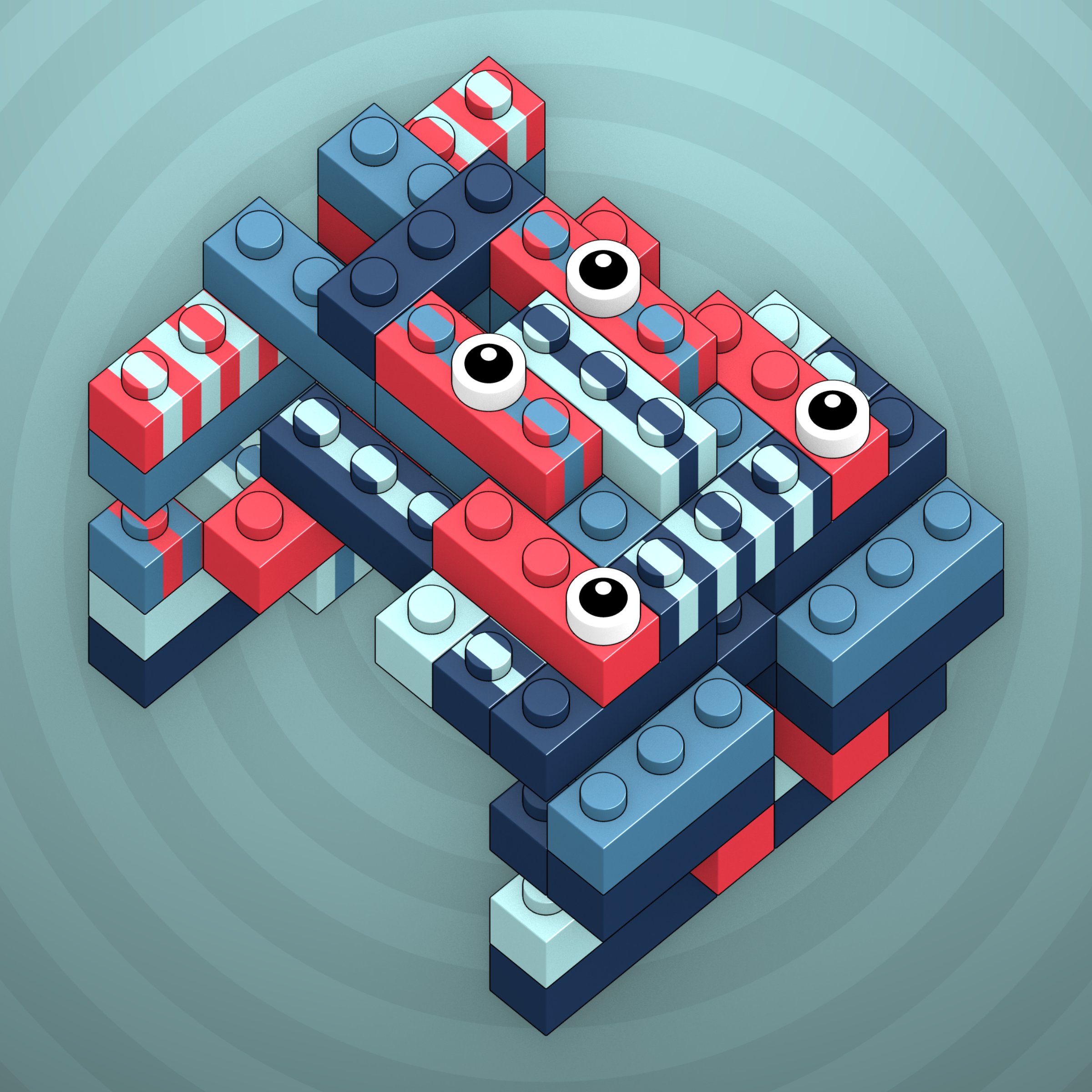 Art Blocks - Art Blocks v2 - Click #1021 - NFT # 263001021