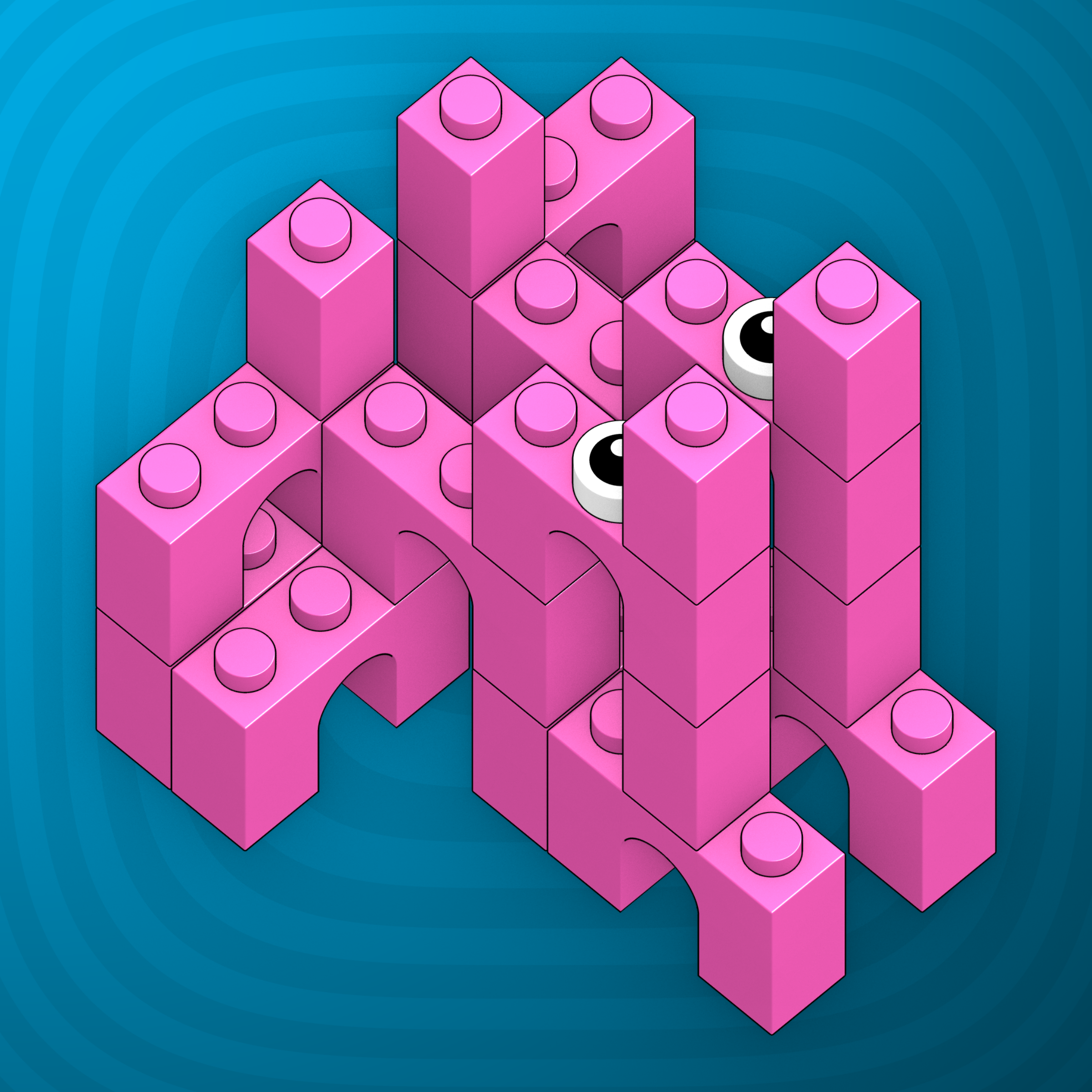 Art Blocks - Art Blocks v2 - Click #1022 - NFT # 263001022