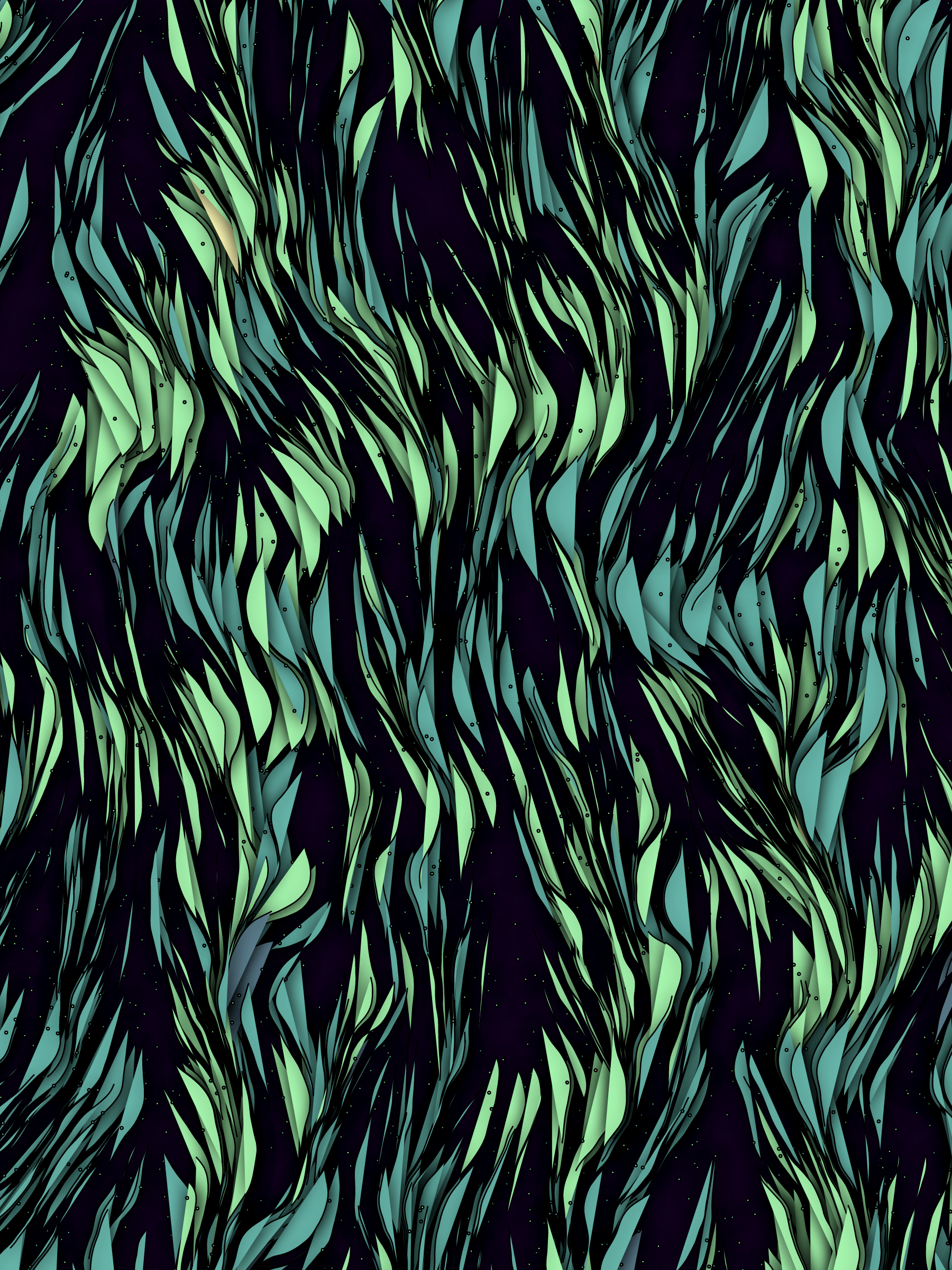 Art Blocks - Art Blocks v2 - Foliage #24 - NFT # 270000024