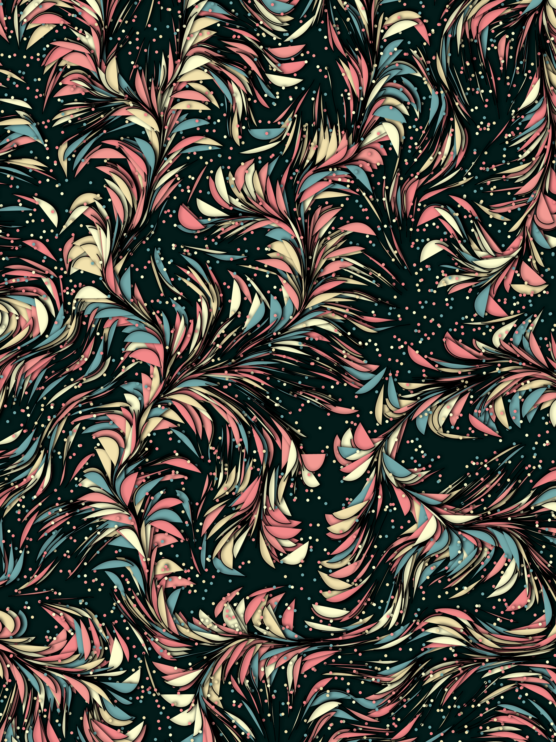 Art Blocks - Art Blocks v2 - Foliage #41 - NFT # 270000041