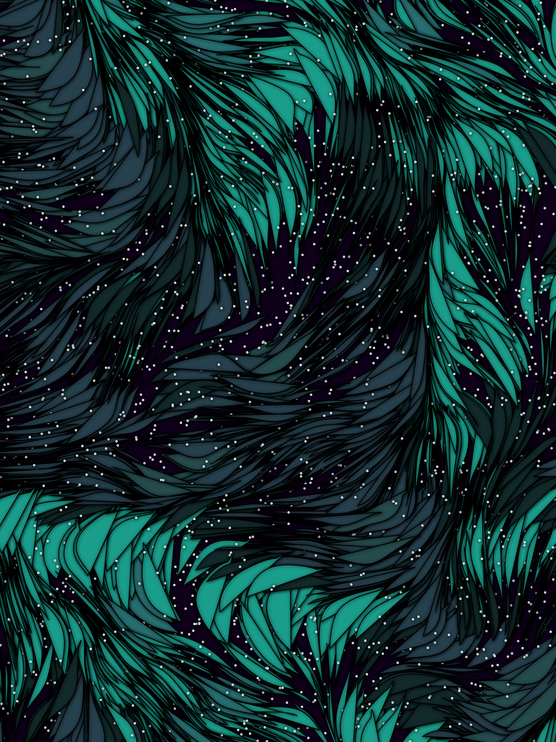 Art Blocks - Art Blocks v2 - Foliage #43 - NFT # 270000043