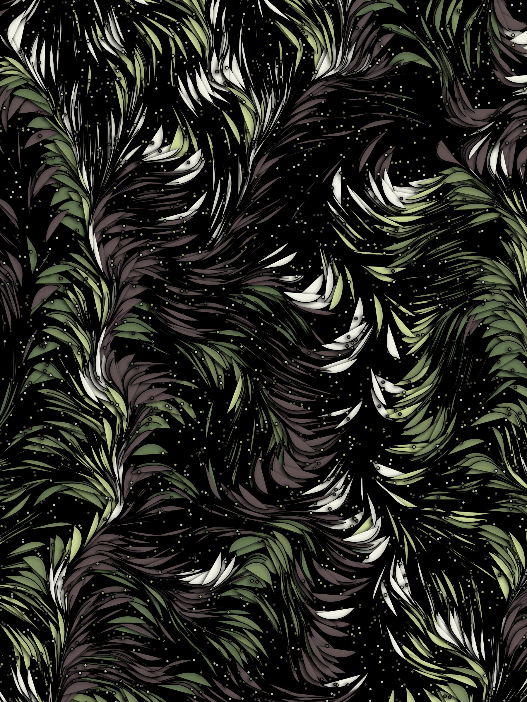 Art Blocks - Art Blocks v2 - Foliage #50 - NFT # 270000050