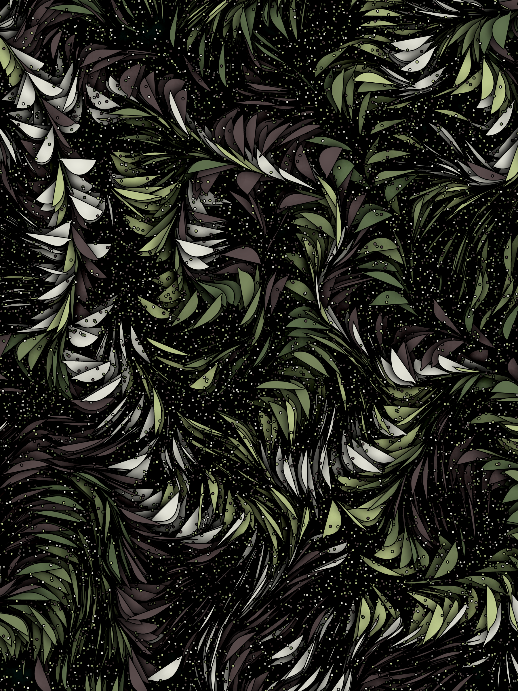 Art Blocks - Art Blocks v2 - Foliage #52 - NFT # 270000052