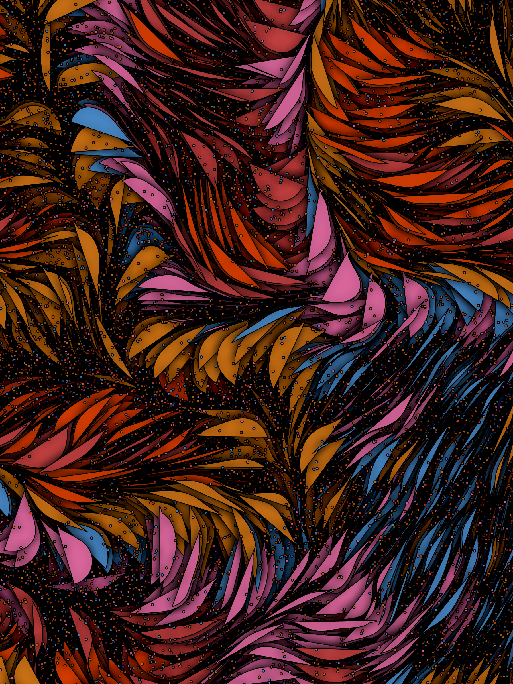 Art Blocks - Art Blocks v2 - Foliage #53 - NFT # 270000053