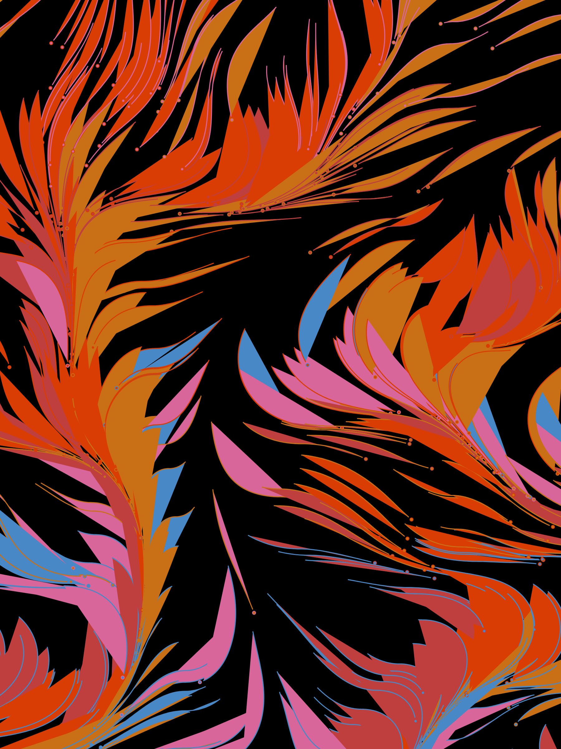 Art Blocks - Art Blocks v2 - Foliage #57 - NFT # 270000057