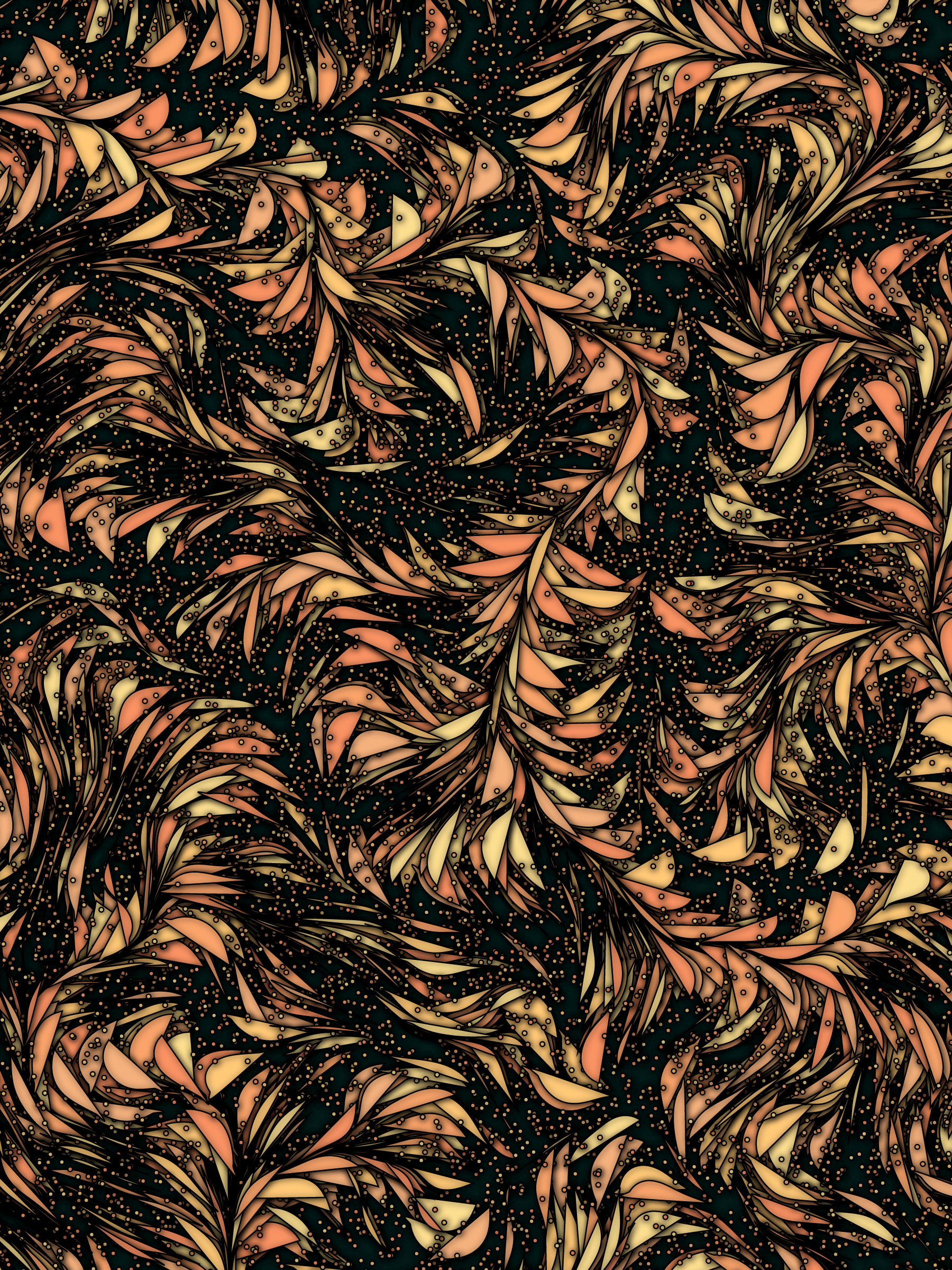 Art Blocks - Art Blocks v2 - Foliage #71 - NFT # 270000071