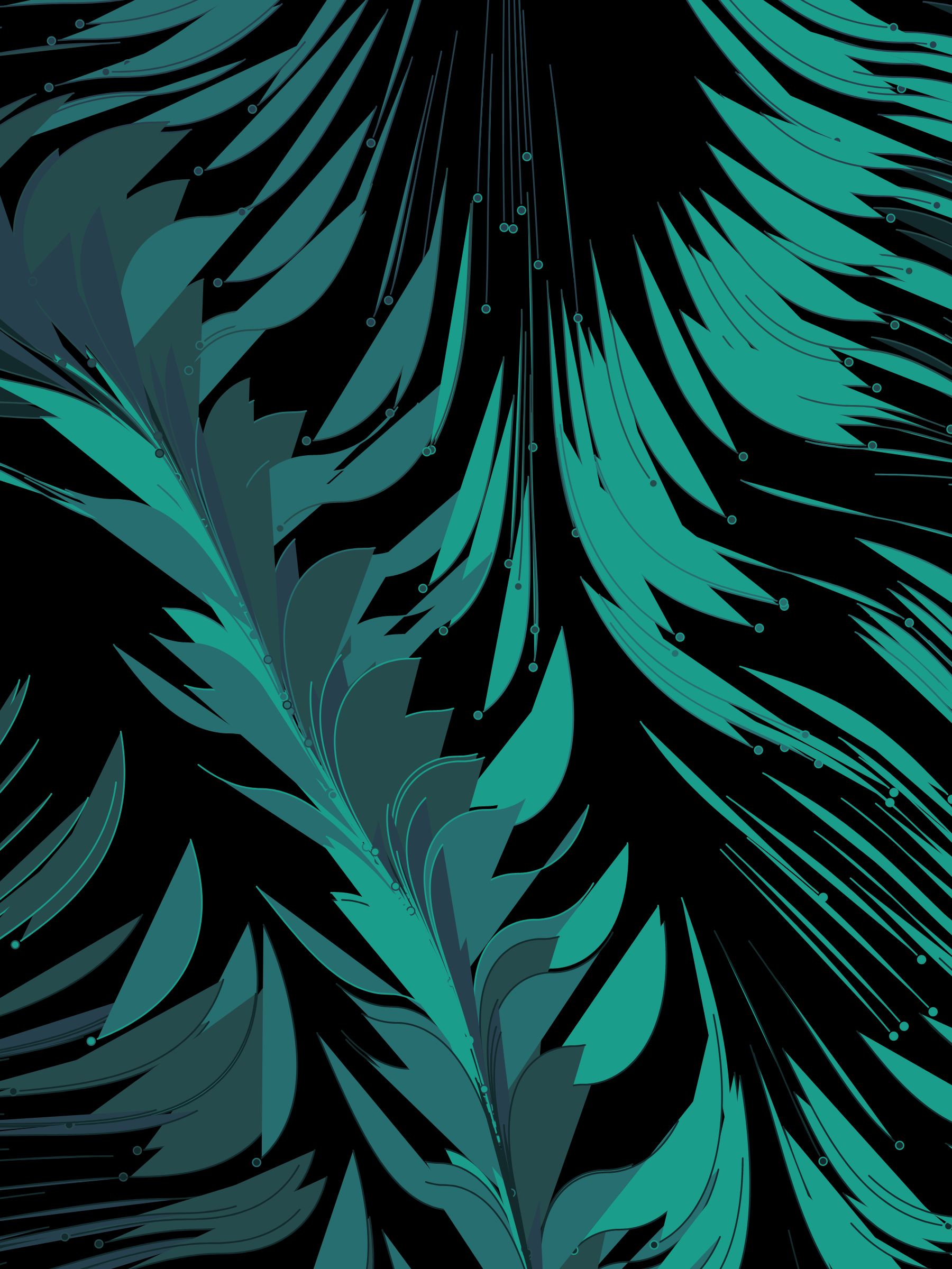 Art Blocks - Art Blocks v2 - Foliage #74 - NFT # 270000074