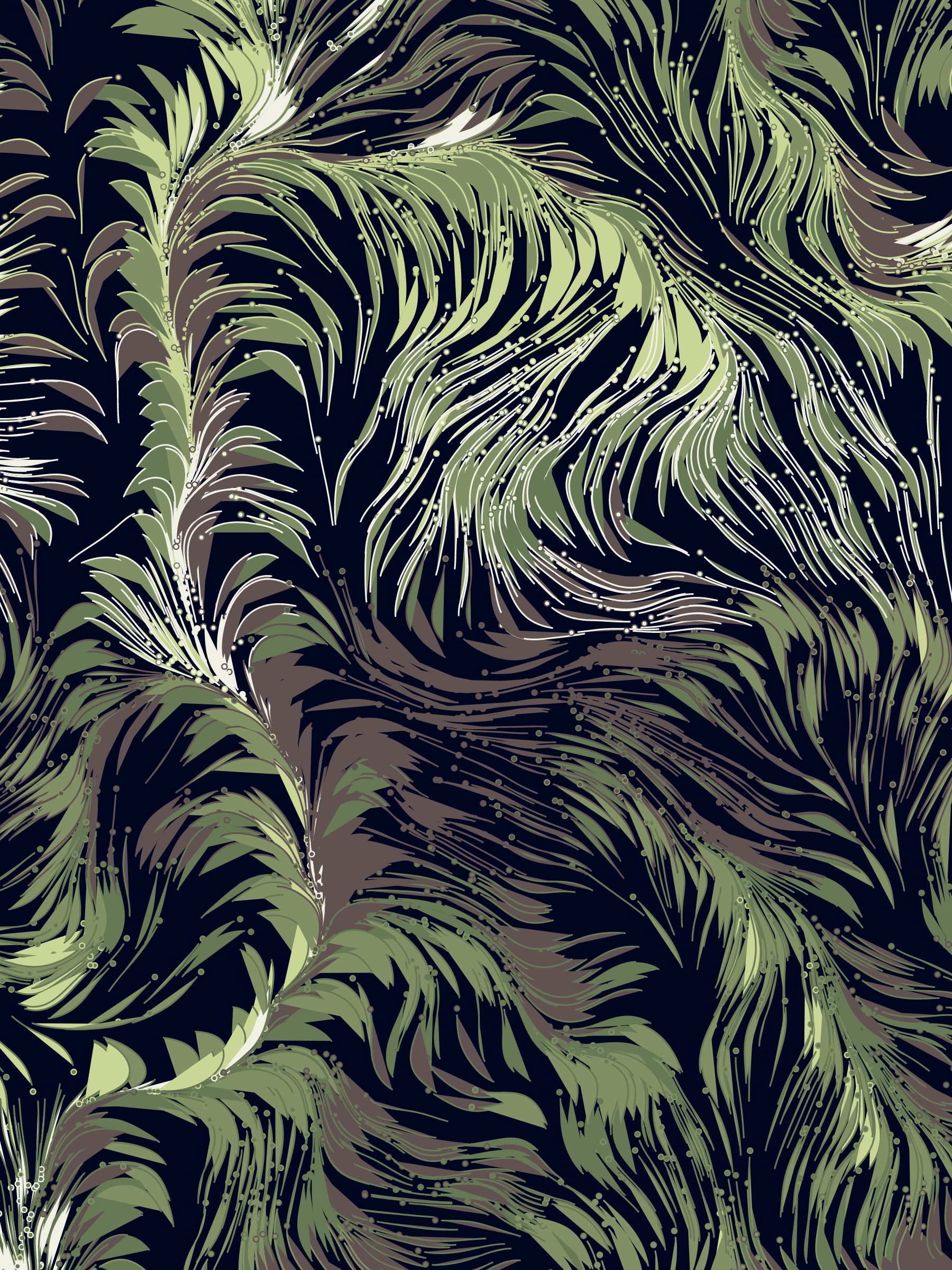 Art Blocks - Art Blocks v2 - Foliage #75 - NFT # 270000075