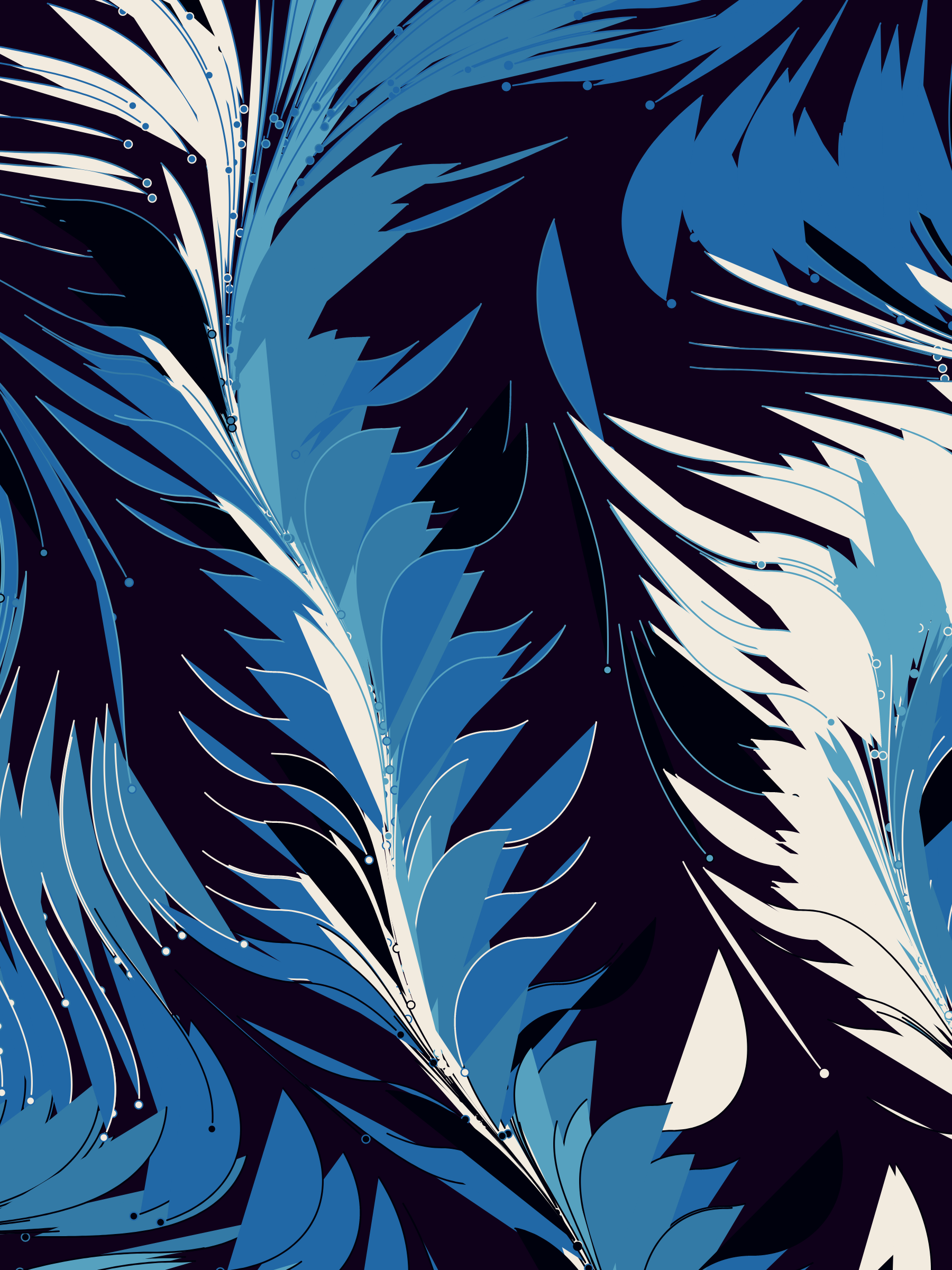 Art Blocks - Art Blocks v2 - Foliage #90 - NFT # 270000090