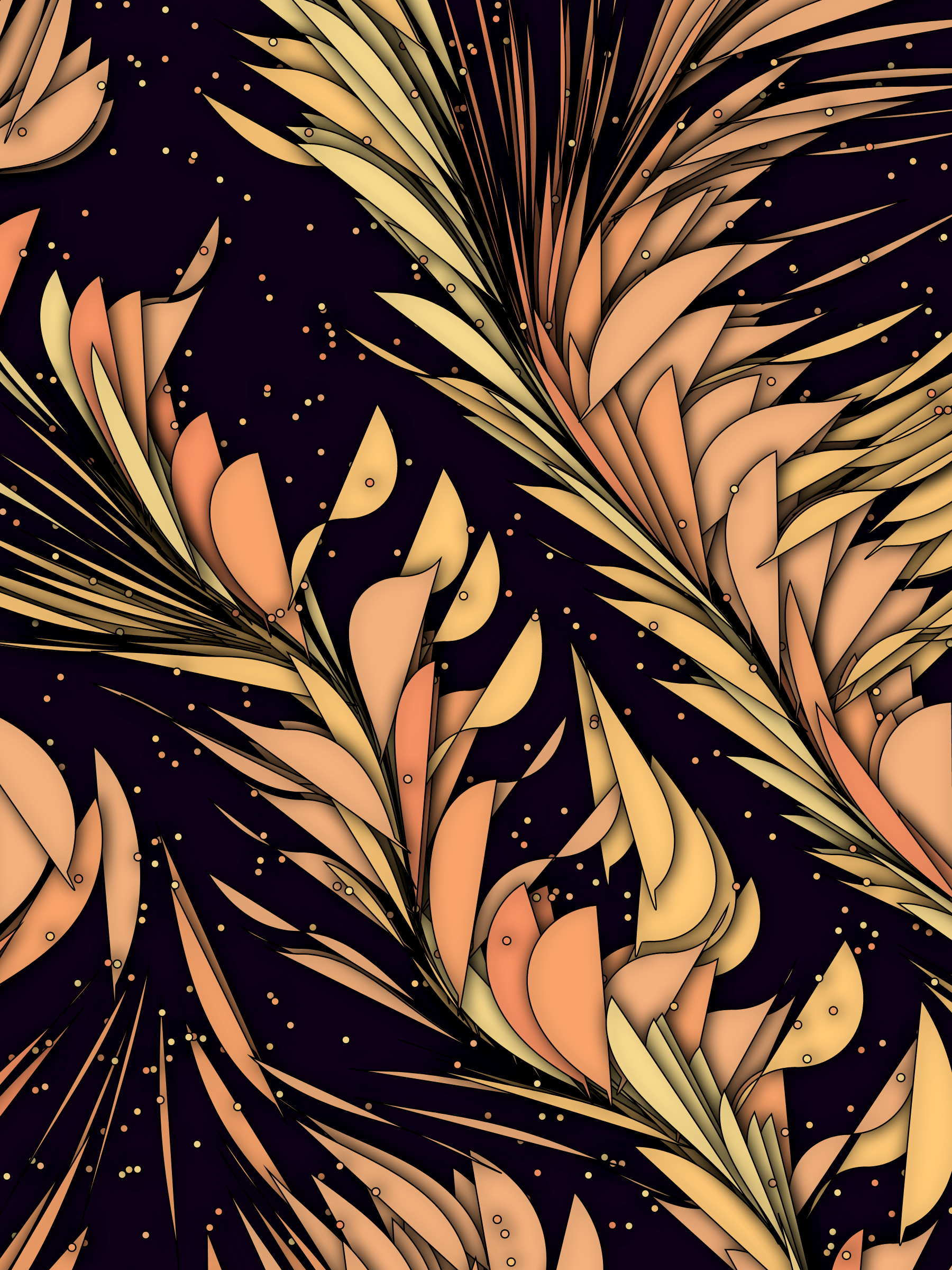 Art Blocks - Art Blocks v2 - Foliage #91 - NFT # 270000091