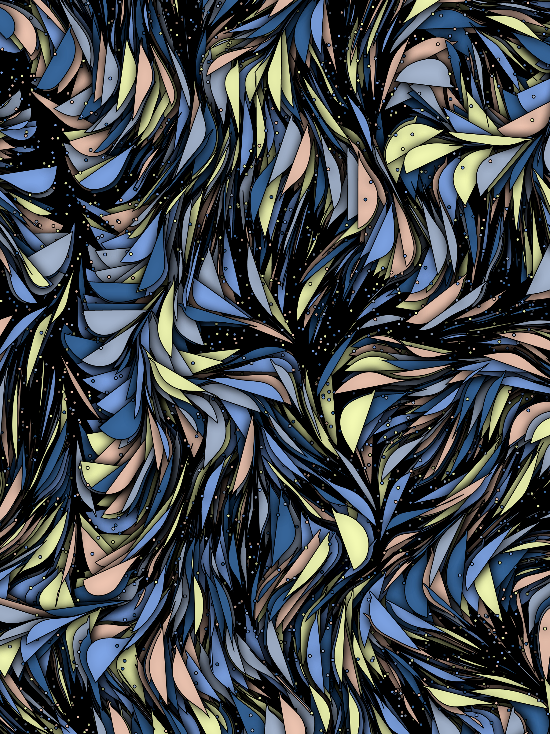 Art Blocks - Art Blocks v2 - Foliage #105 - NFT # 270000105