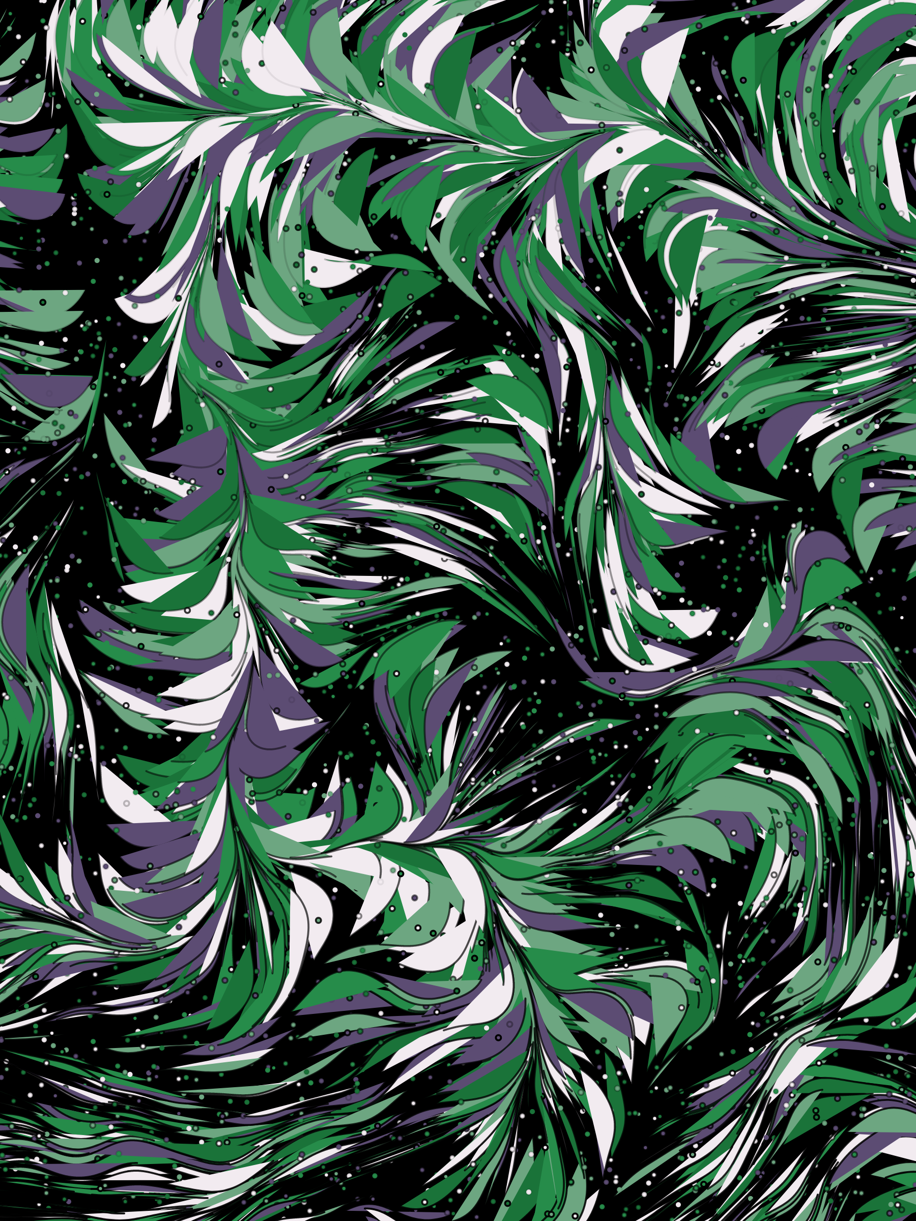 Art Blocks - Art Blocks v2 - Foliage #110 - NFT # 270000110