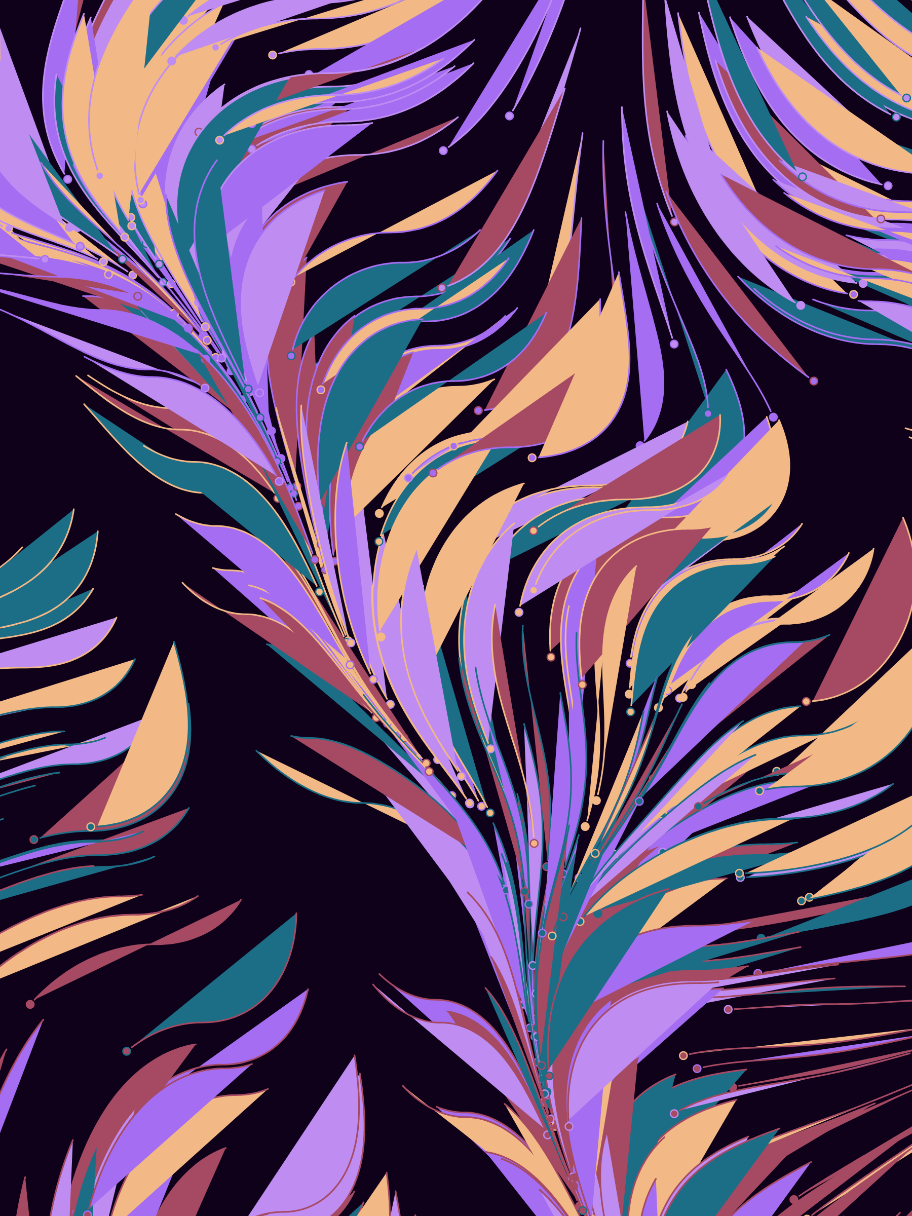 Art Blocks - Art Blocks v2 - Foliage #111 - NFT # 270000111