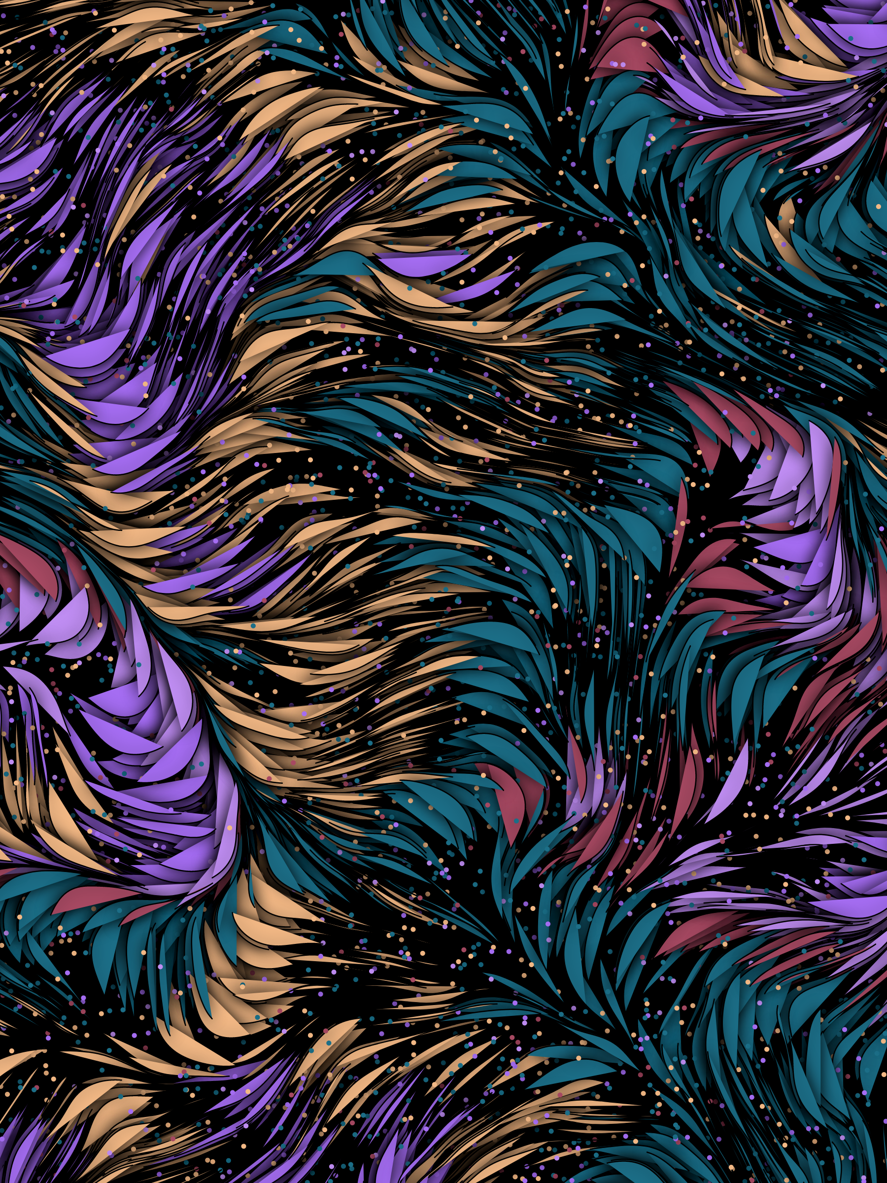 Art Blocks - Art Blocks v2 - Foliage #125 - NFT # 270000125