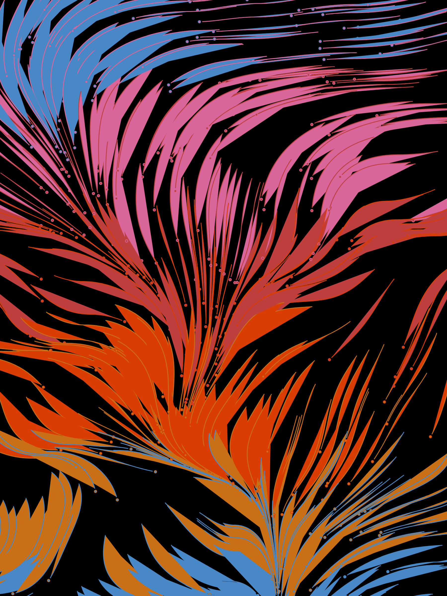 Art Blocks - Art Blocks v2 - Foliage #160 - NFT # 270000160