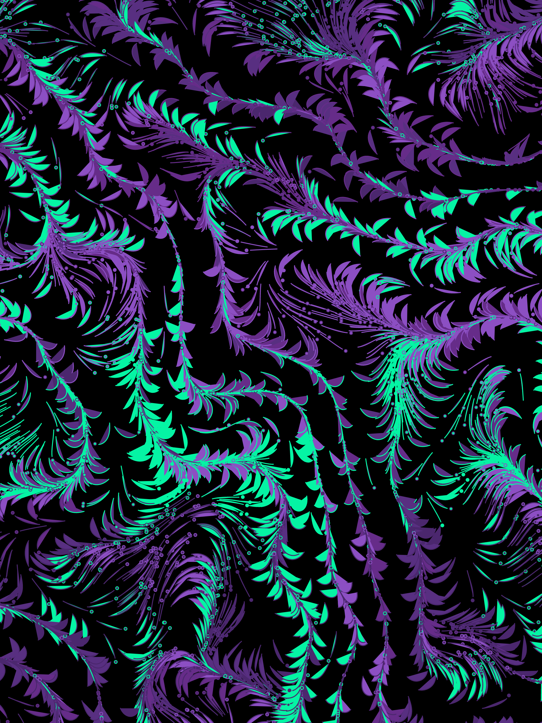 Art Blocks - Art Blocks v2 - Foliage #166 - NFT # 270000166