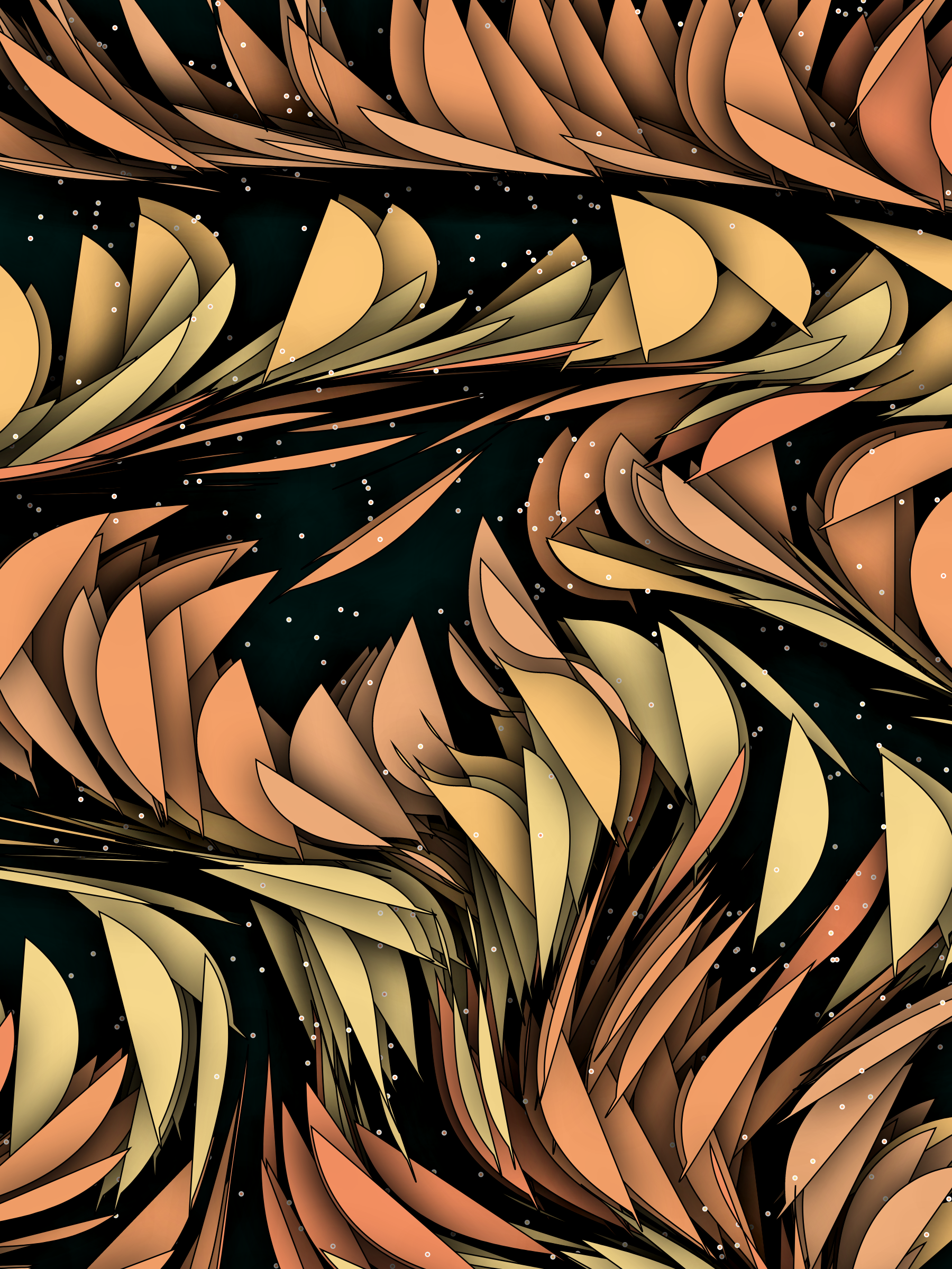 Art Blocks - Art Blocks v2 - Foliage #187 - NFT # 270000187