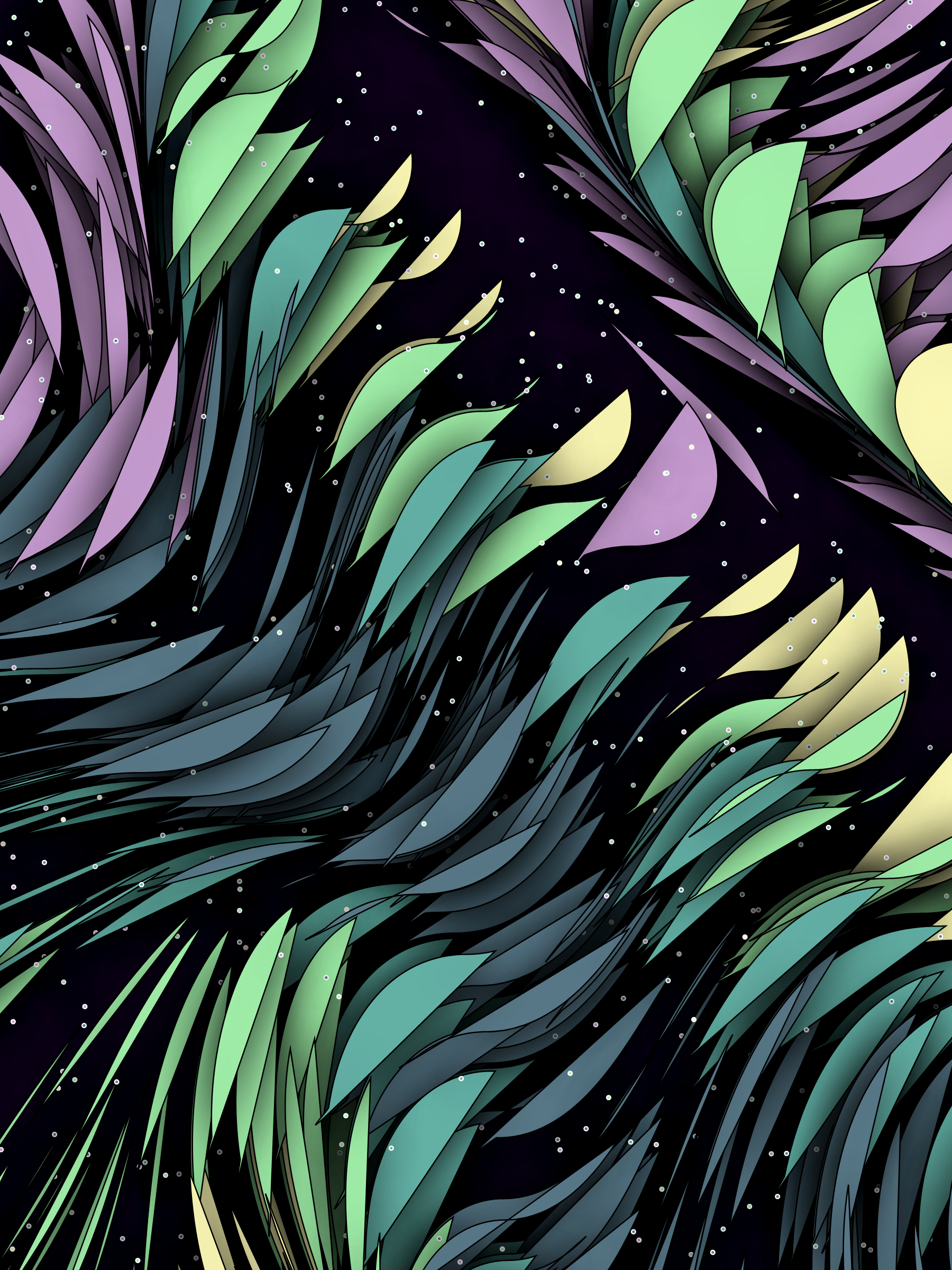 Art Blocks - Art Blocks v2 - Foliage #188 - NFT # 270000188