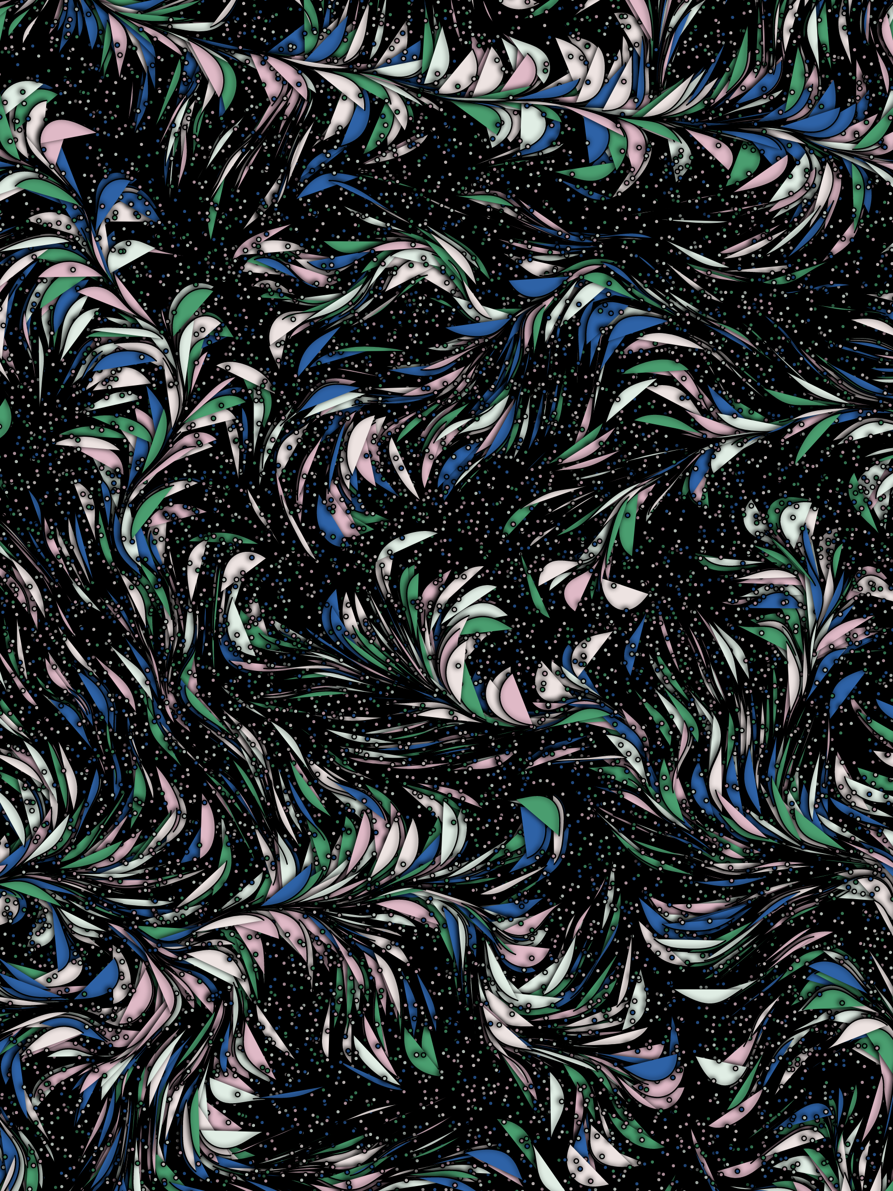 Art Blocks - Art Blocks v2 - Foliage #195 - NFT # 270000195