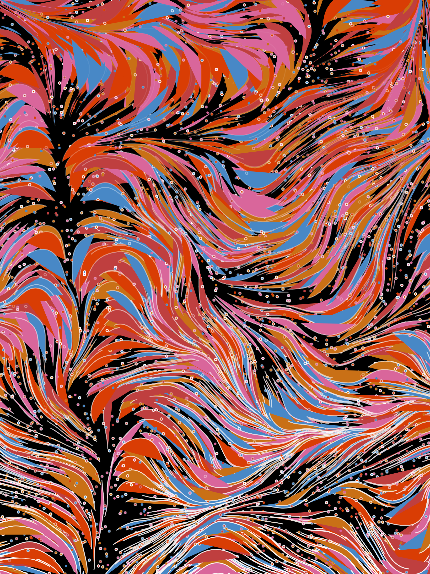 Art Blocks - Art Blocks v2 - Foliage #196 - NFT # 270000196