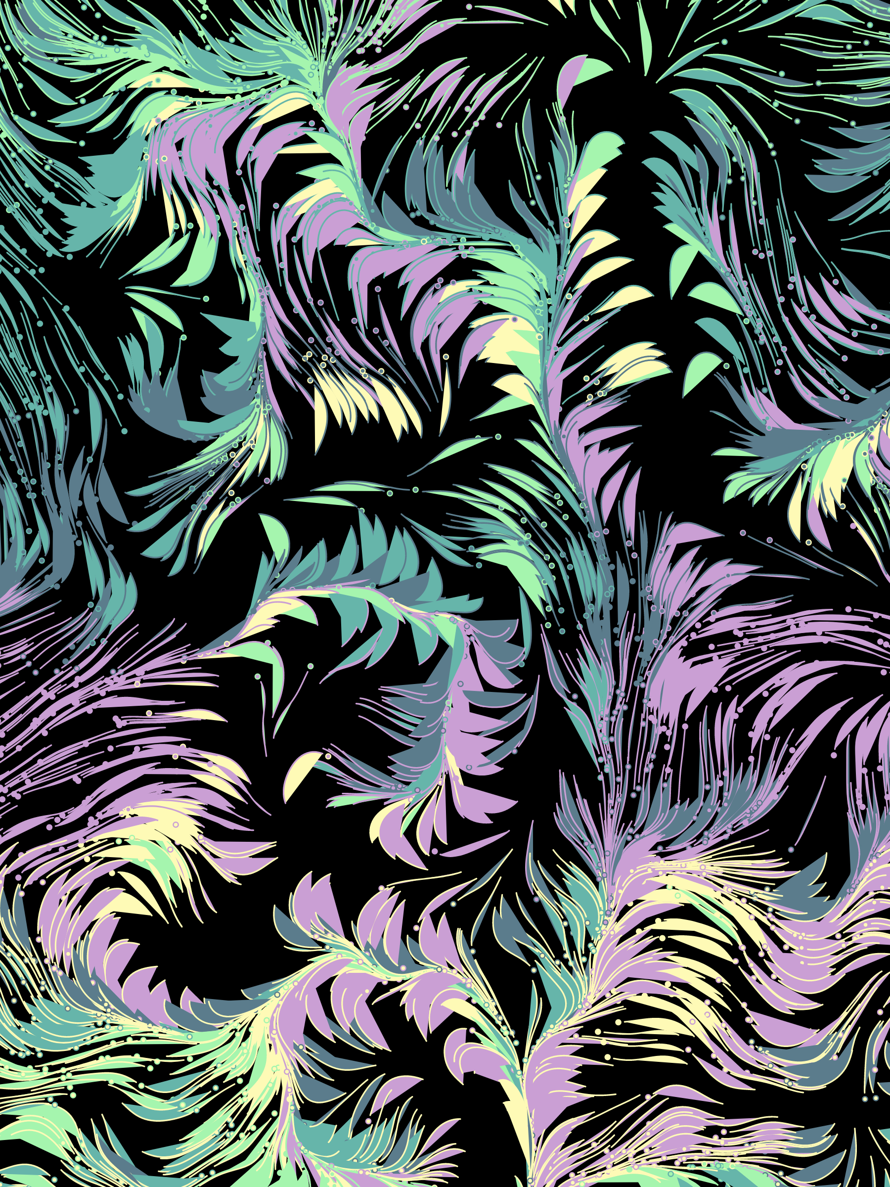 Art Blocks - Art Blocks v2 - Foliage #201 - NFT # 270000201