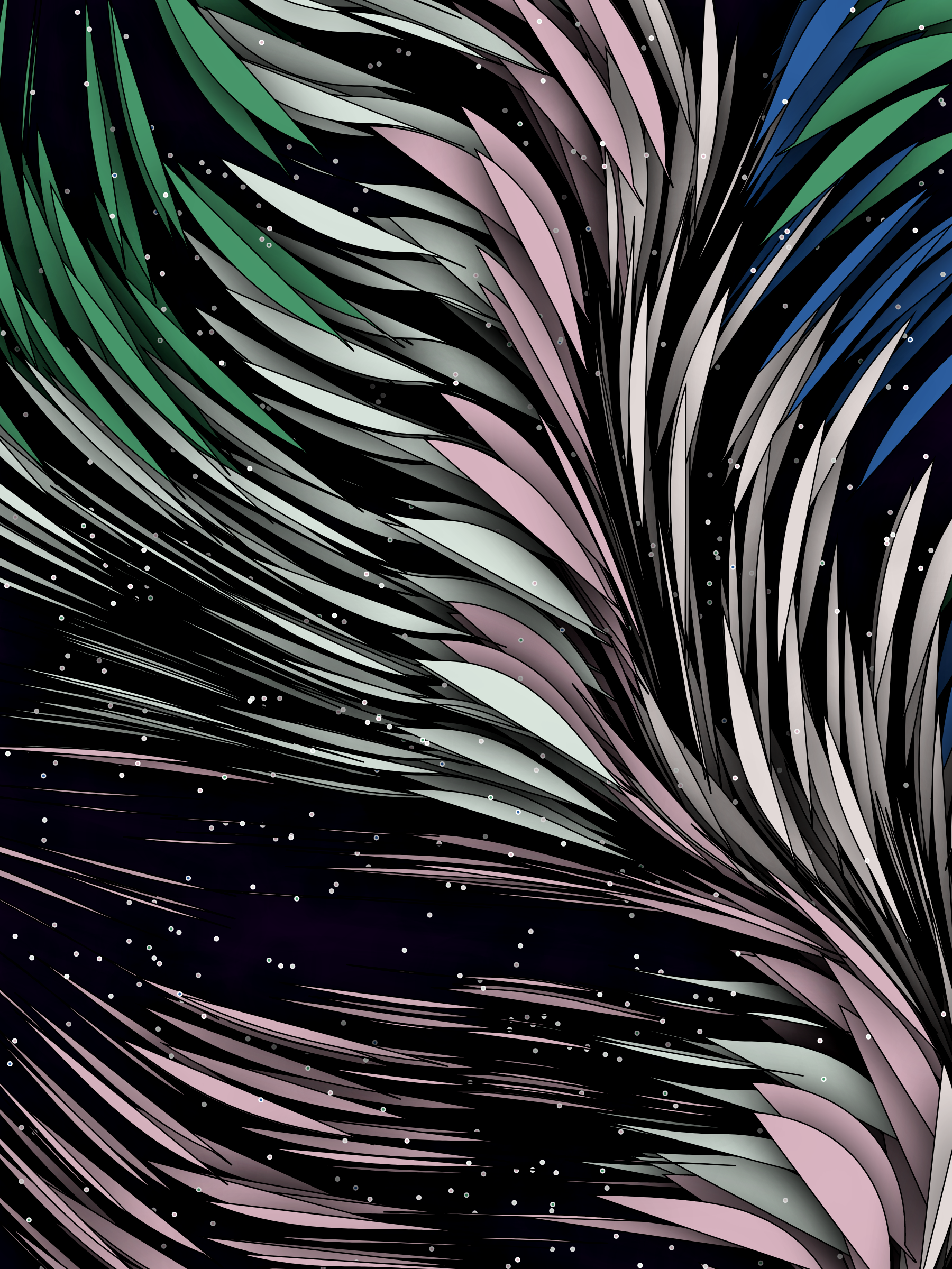 Art Blocks - Art Blocks v2 - Foliage #204 - NFT # 270000204