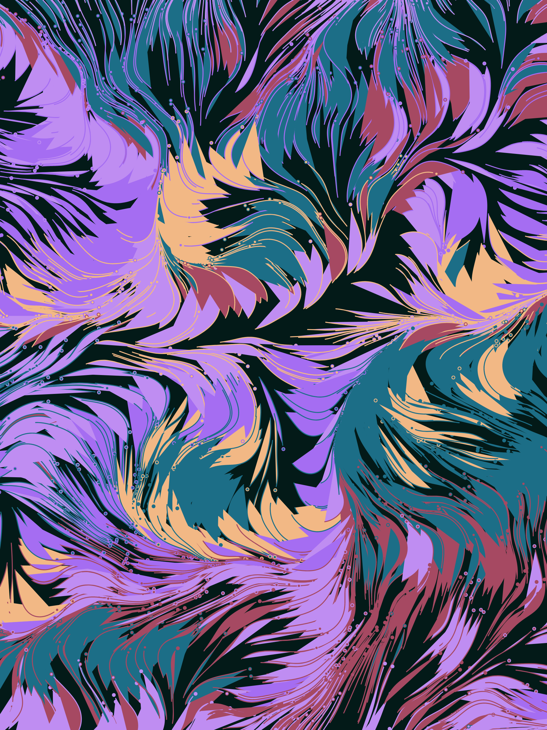 Art Blocks - Art Blocks v2 - Foliage #209 - NFT # 270000209