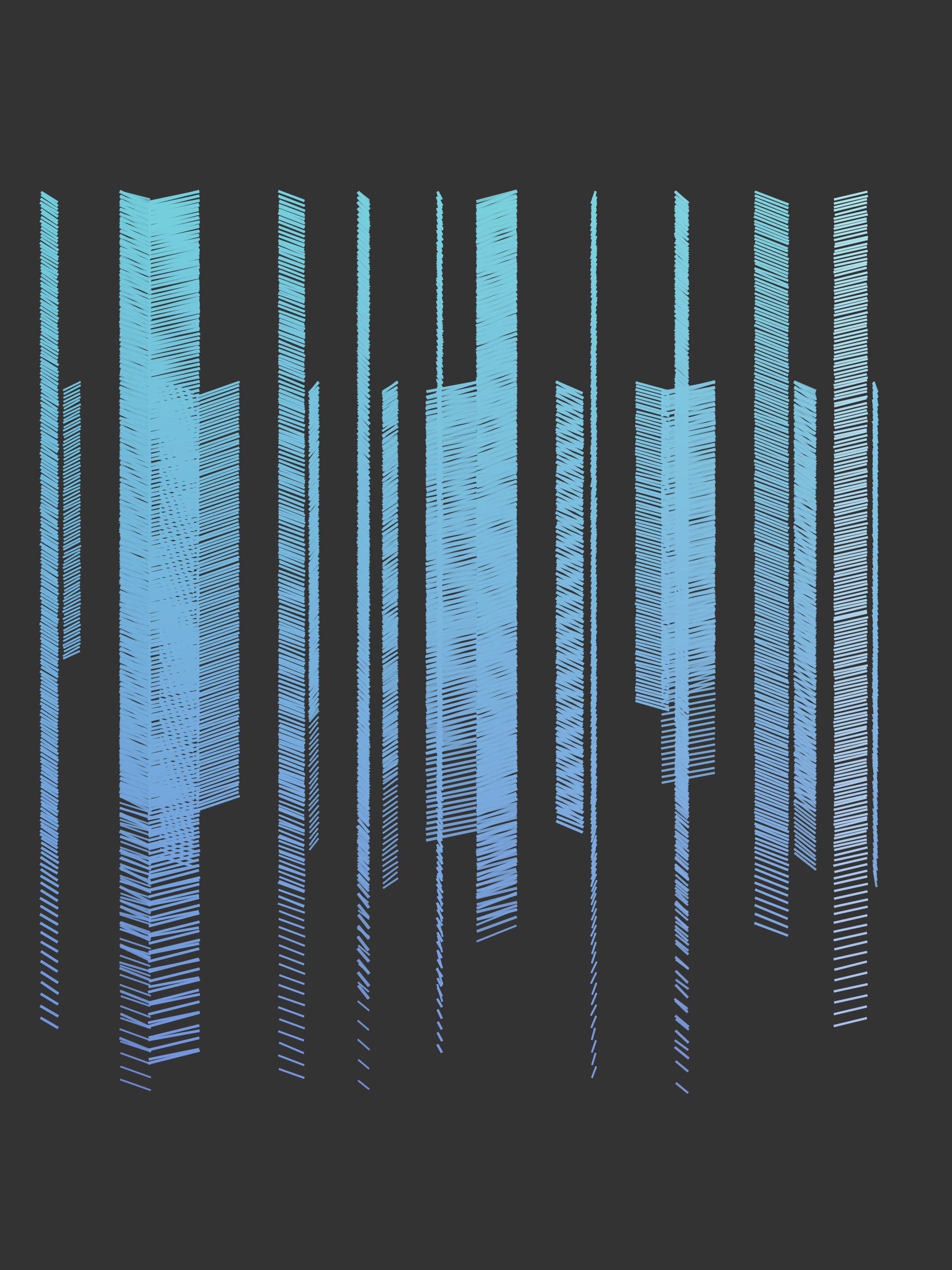 Art Blocks - Art Blocks v2 - Silhouette #341 - NFT # 273000341