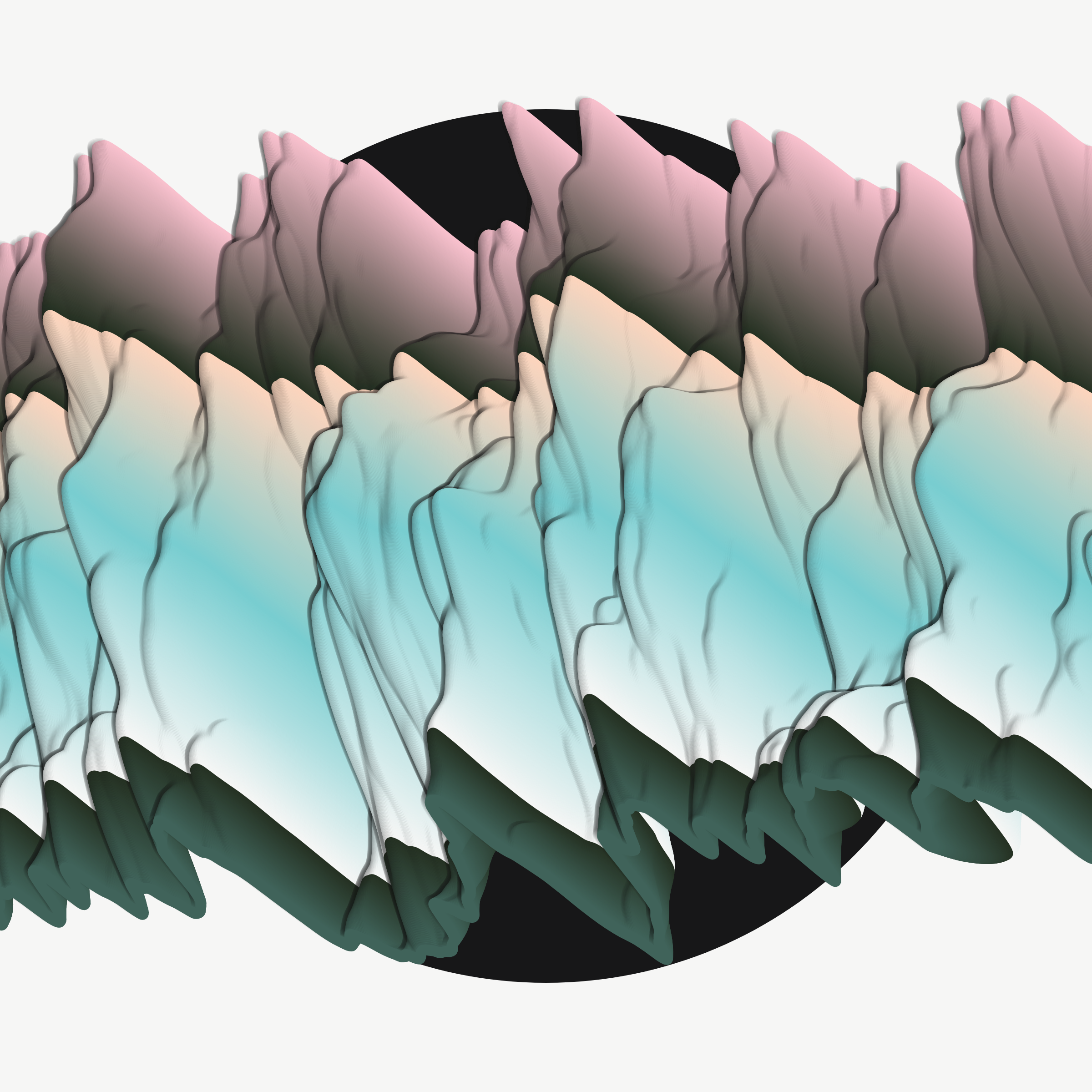 Art Blocks - Art Blocks v2 - Apparitions #353 - NFT # 28000353