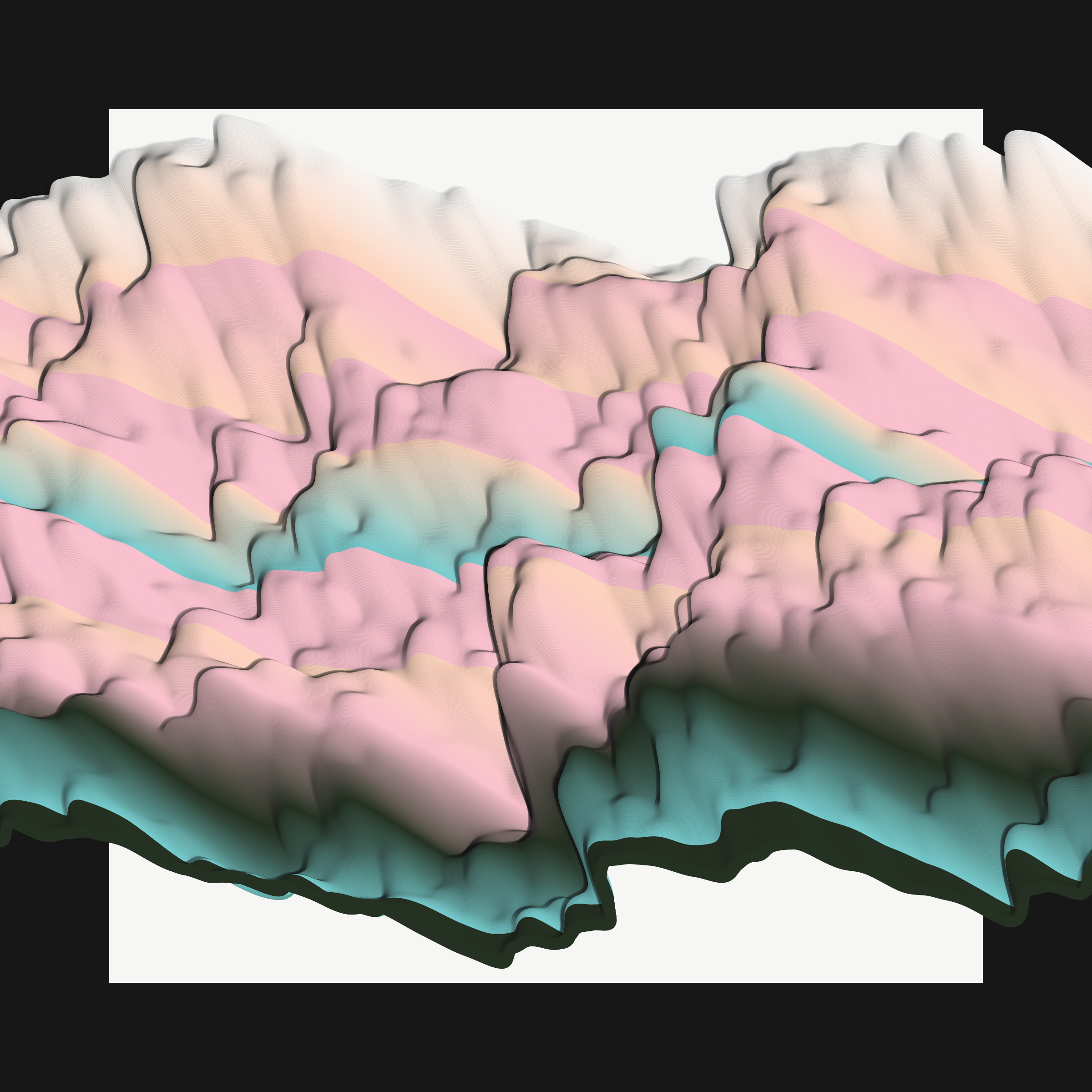 Art Blocks - Art Blocks v2 - Apparitions #555 - NFT # 28000555