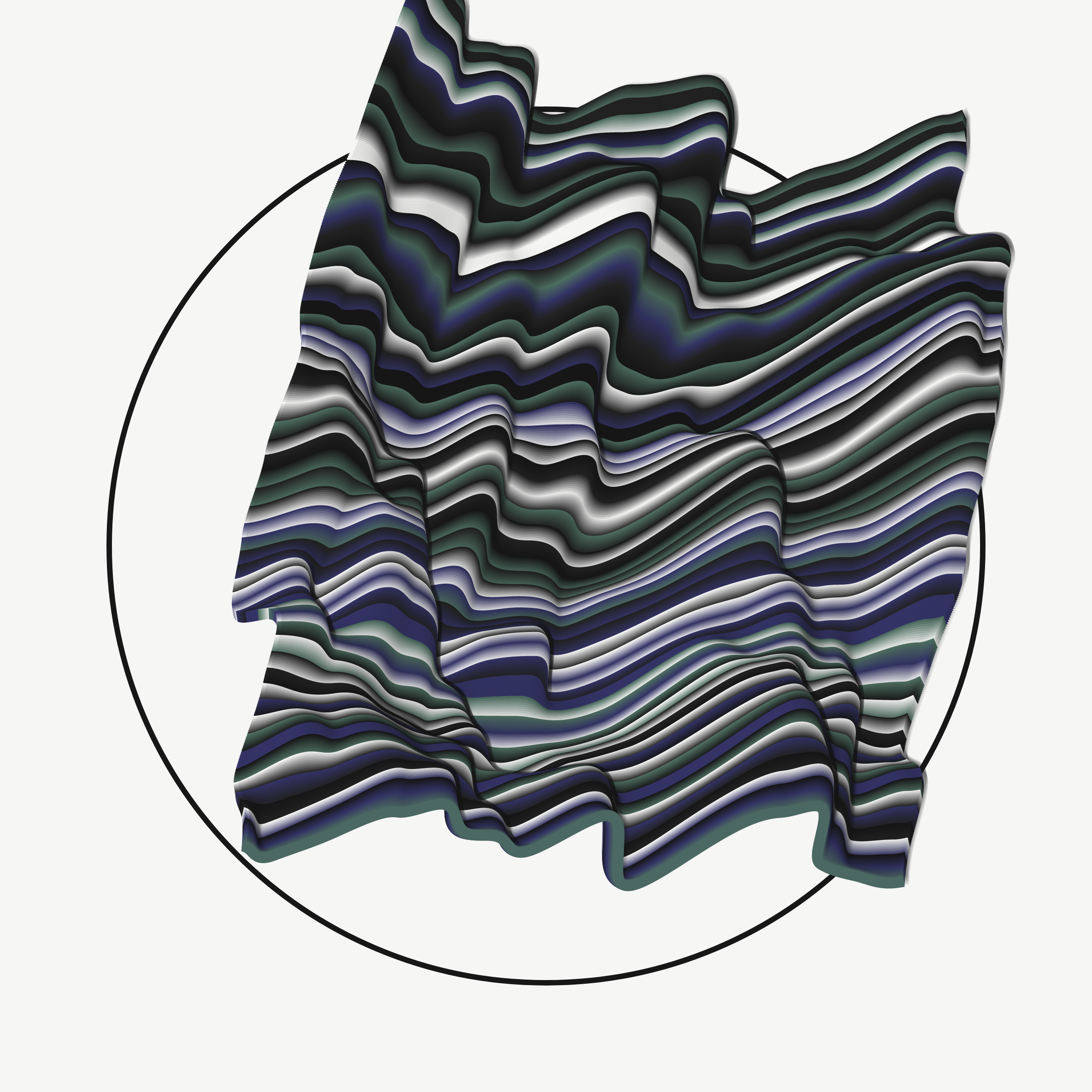 Art Blocks - Art Blocks v2 - Apparitions #650 - NFT # 28000650