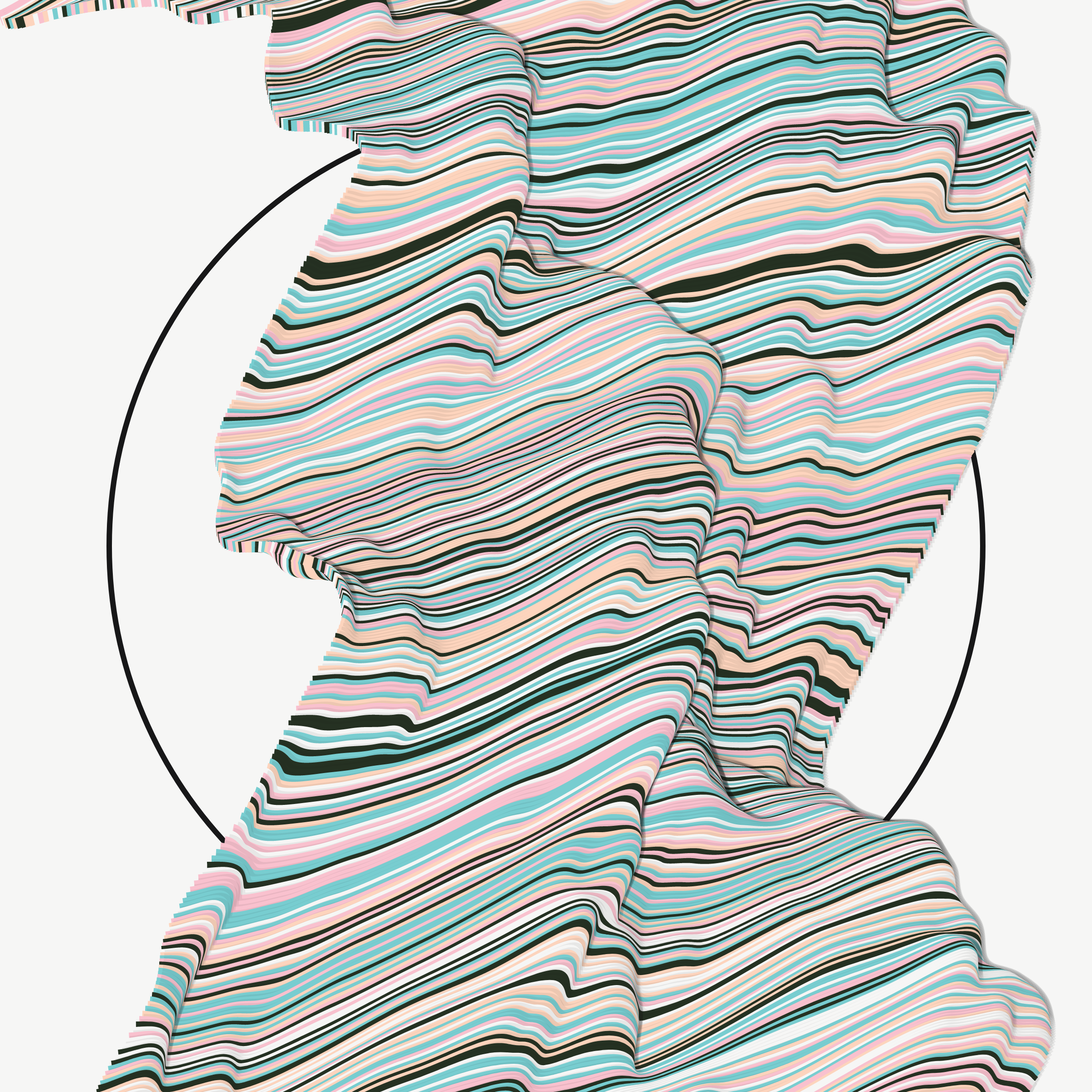 Art Blocks - Art Blocks v2 - Apparitions #734 - NFT # 28000734