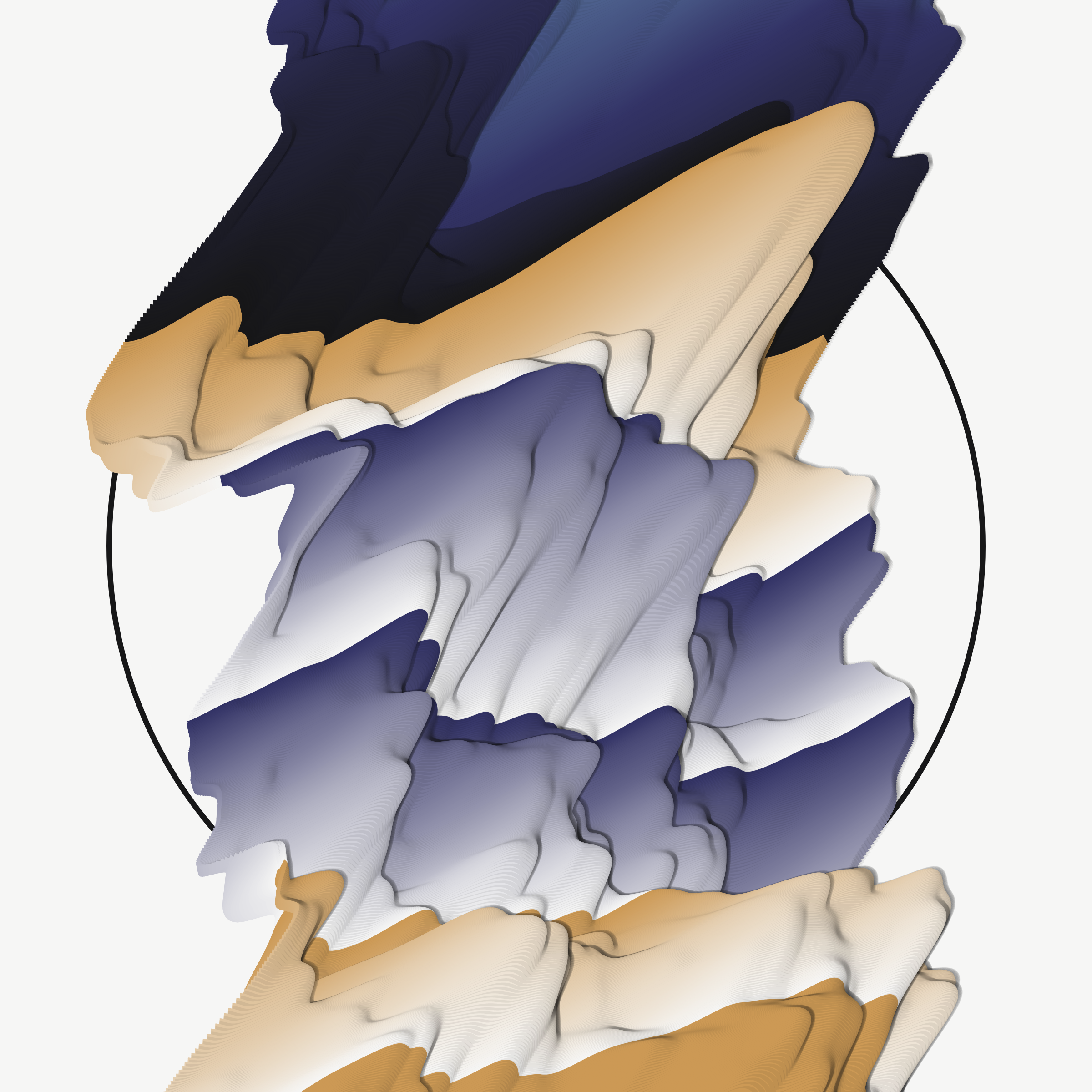 Art Blocks - Art Blocks v2 - Apparitions #891 - NFT # 28000891