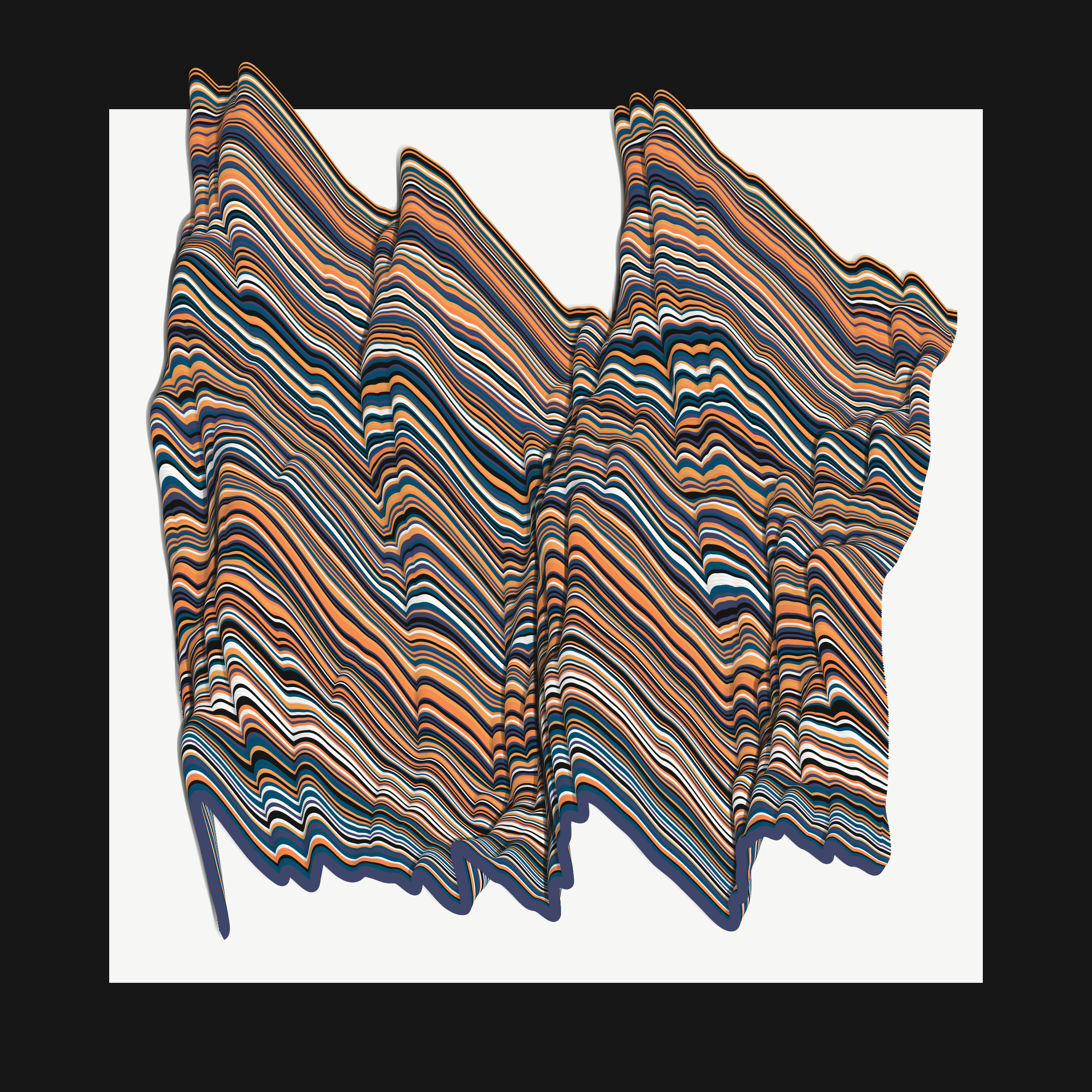 Art Blocks - Art Blocks v2 - Apparitions #1012 - NFT # 28001012