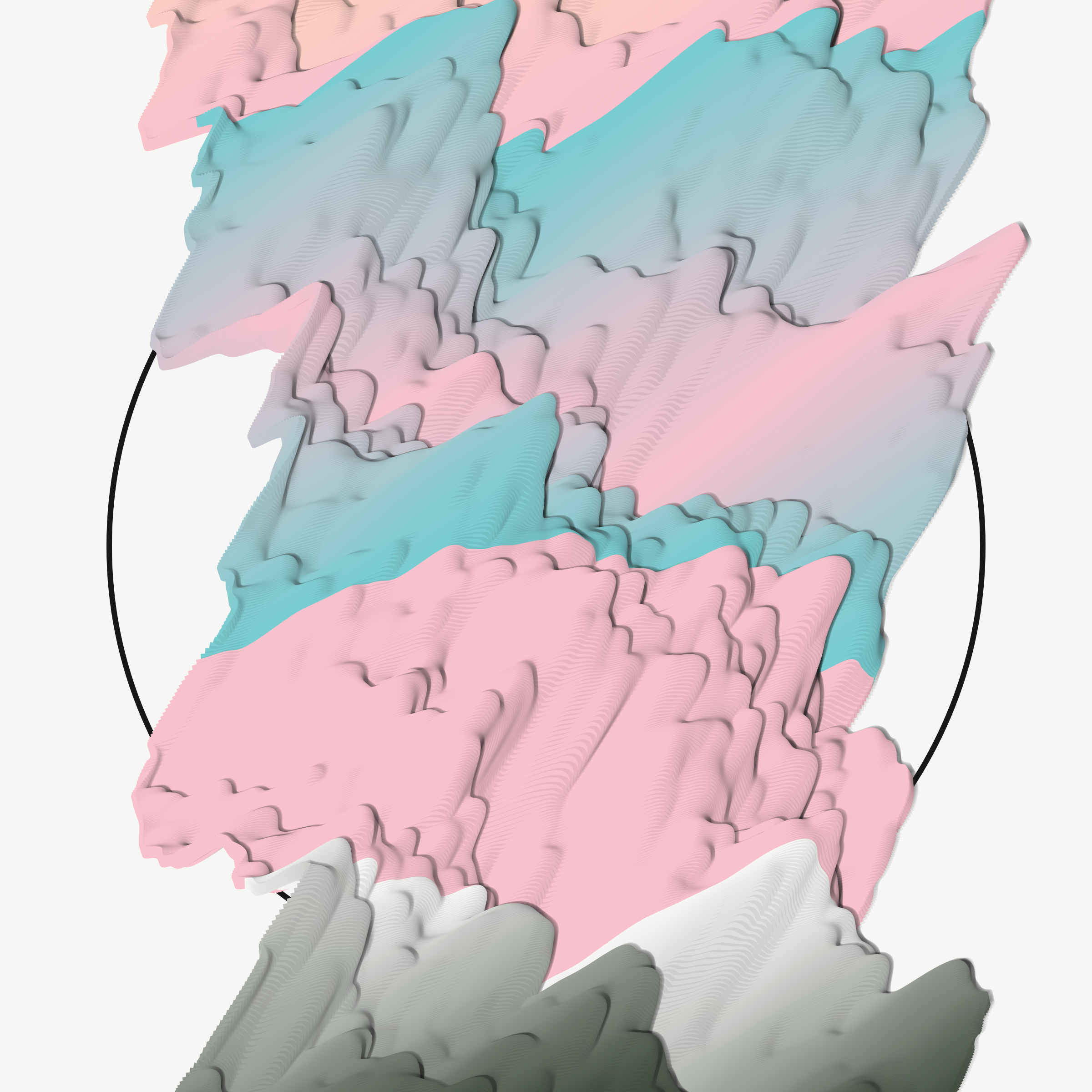 Art Blocks - Art Blocks v2 - Apparitions #1014 - NFT # 28001014