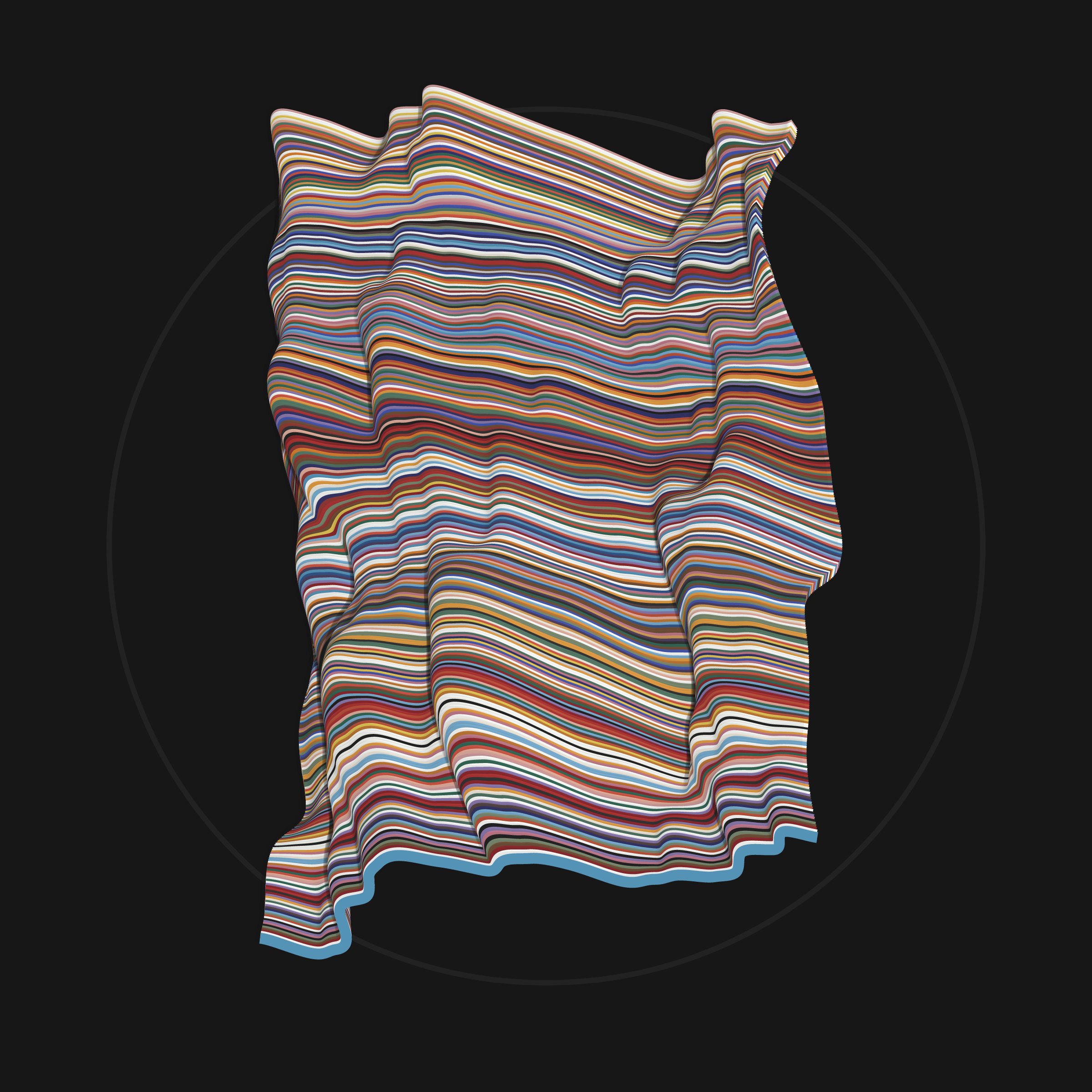 Art Blocks - Art Blocks v2 - Apparitions #1049 - NFT # 28001049