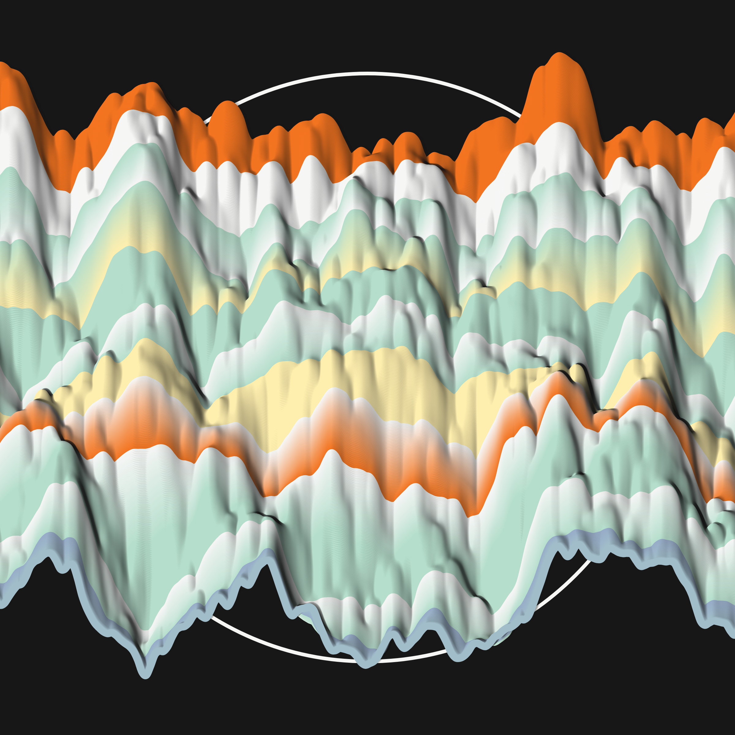 Art Blocks - Art Blocks v2 - Apparitions #1057 - NFT # 28001057