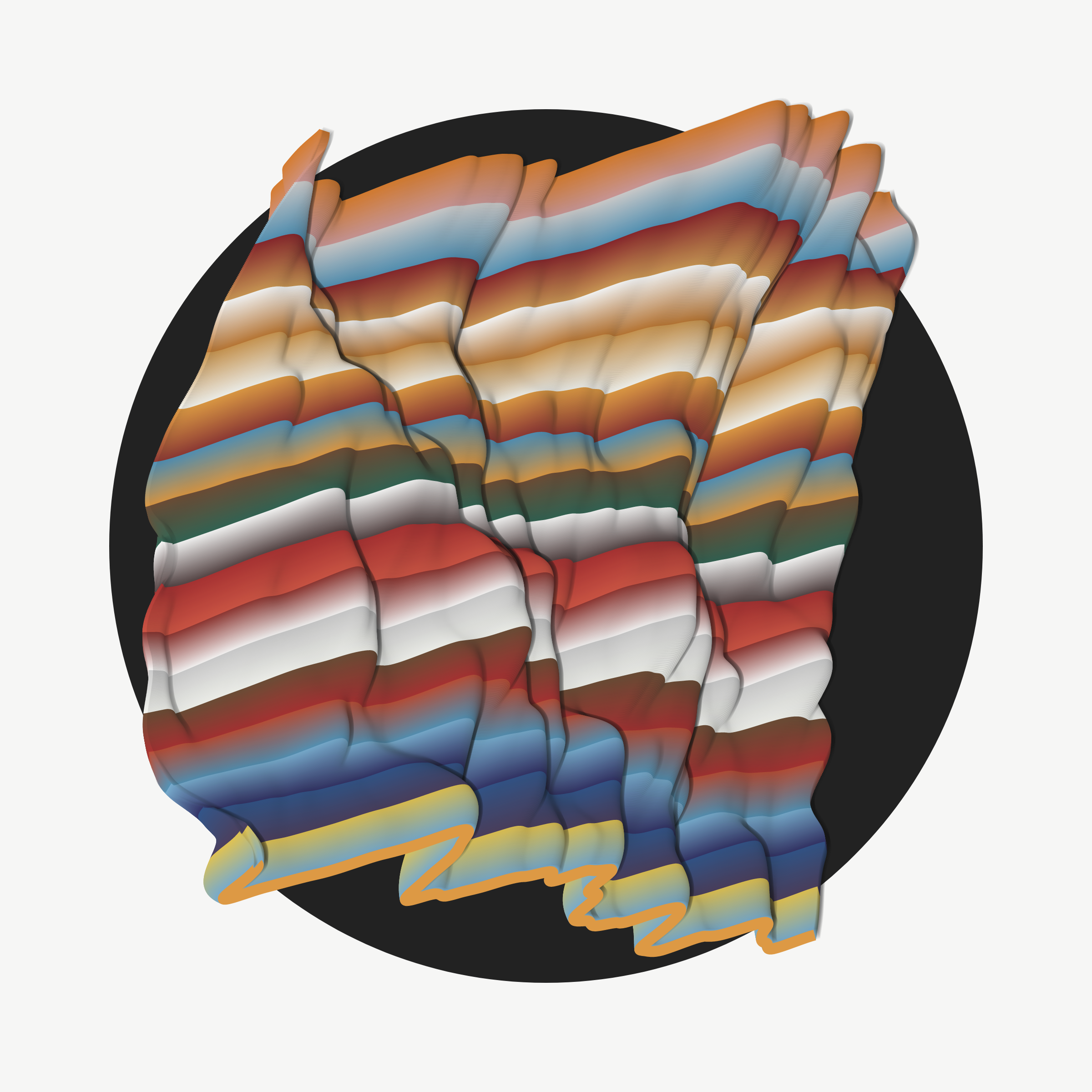 Art Blocks - Art Blocks v2 - Apparitions #1061 - NFT # 28001061