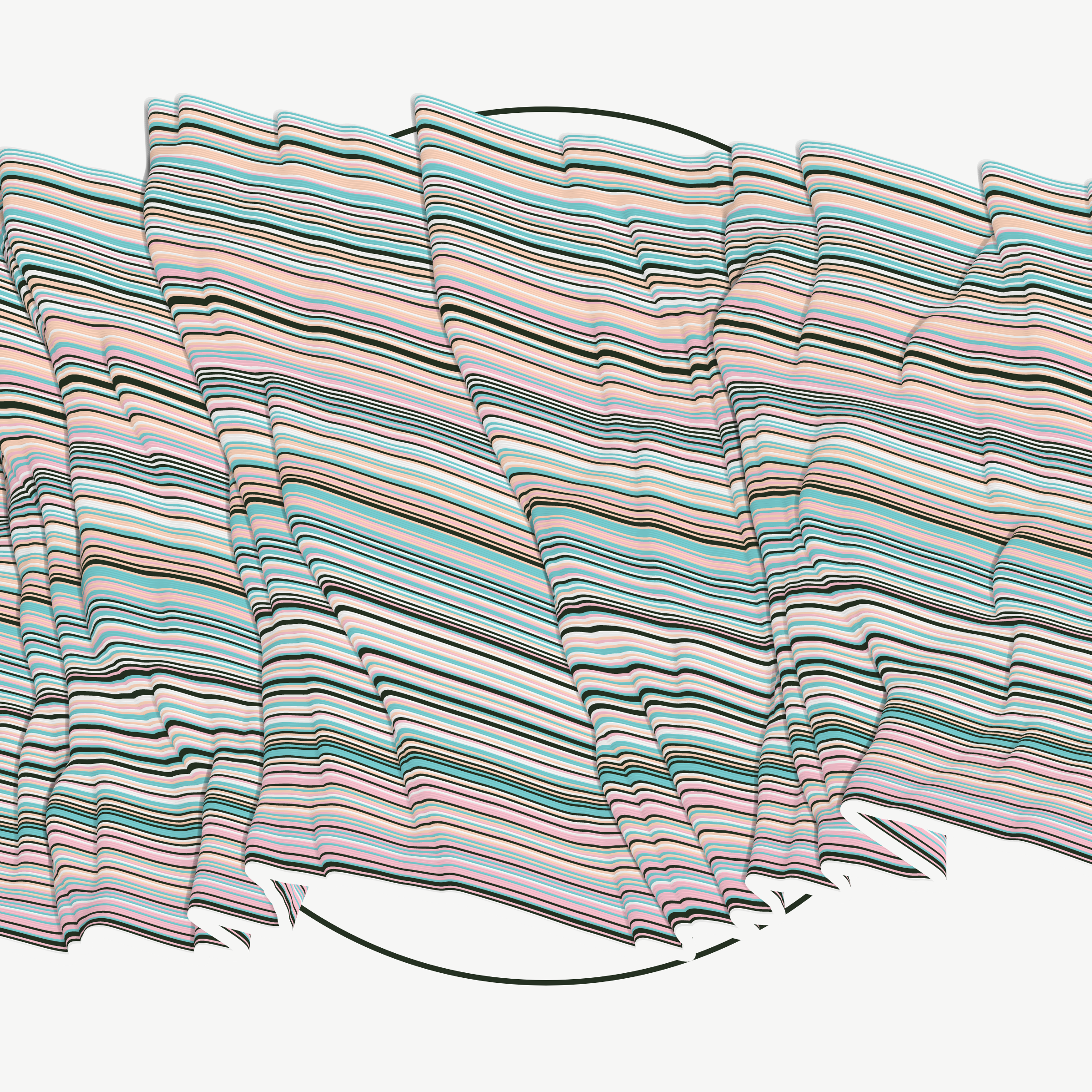 Art Blocks - Art Blocks v2 - Apparitions #1105 - NFT # 28001105